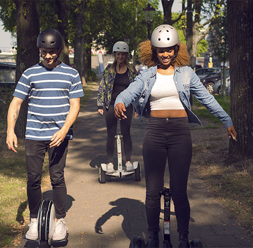 hoverboard, trottinettes, monowheel, dualwheel et vélo pliant électrique (Moyens de transport rapides)