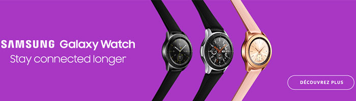 Découvrez le Samsung Galaxy Watch