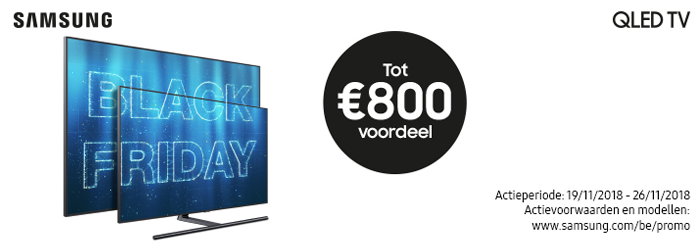 Tot €800 Black Friday promo met Samsung