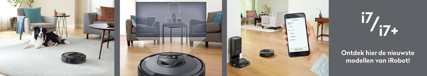 Nieuwste iRobot modellen i7/i7+