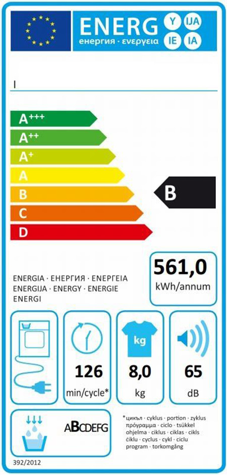 étiquette énergétique