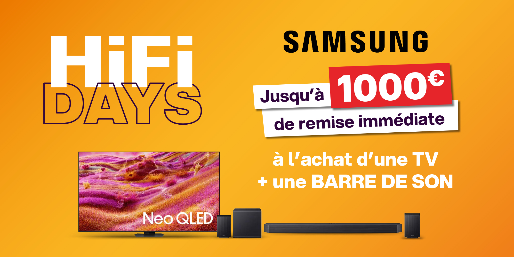 Offre Duo TV + Barre de son