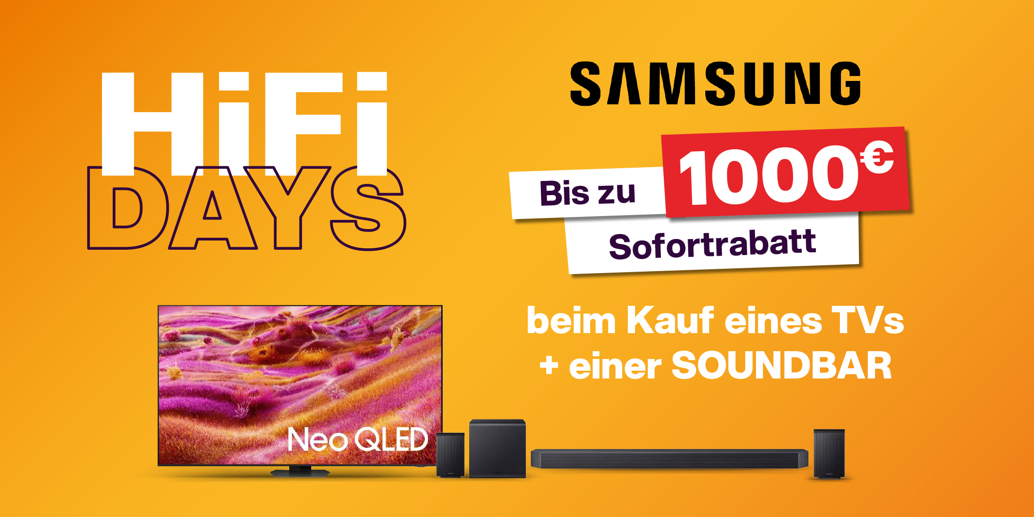 Duo-Angebot: Fernseher + Soundbar