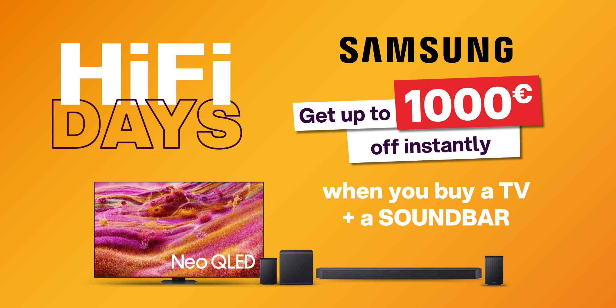 Duo-Angebot: Fernseher + Soundbar
