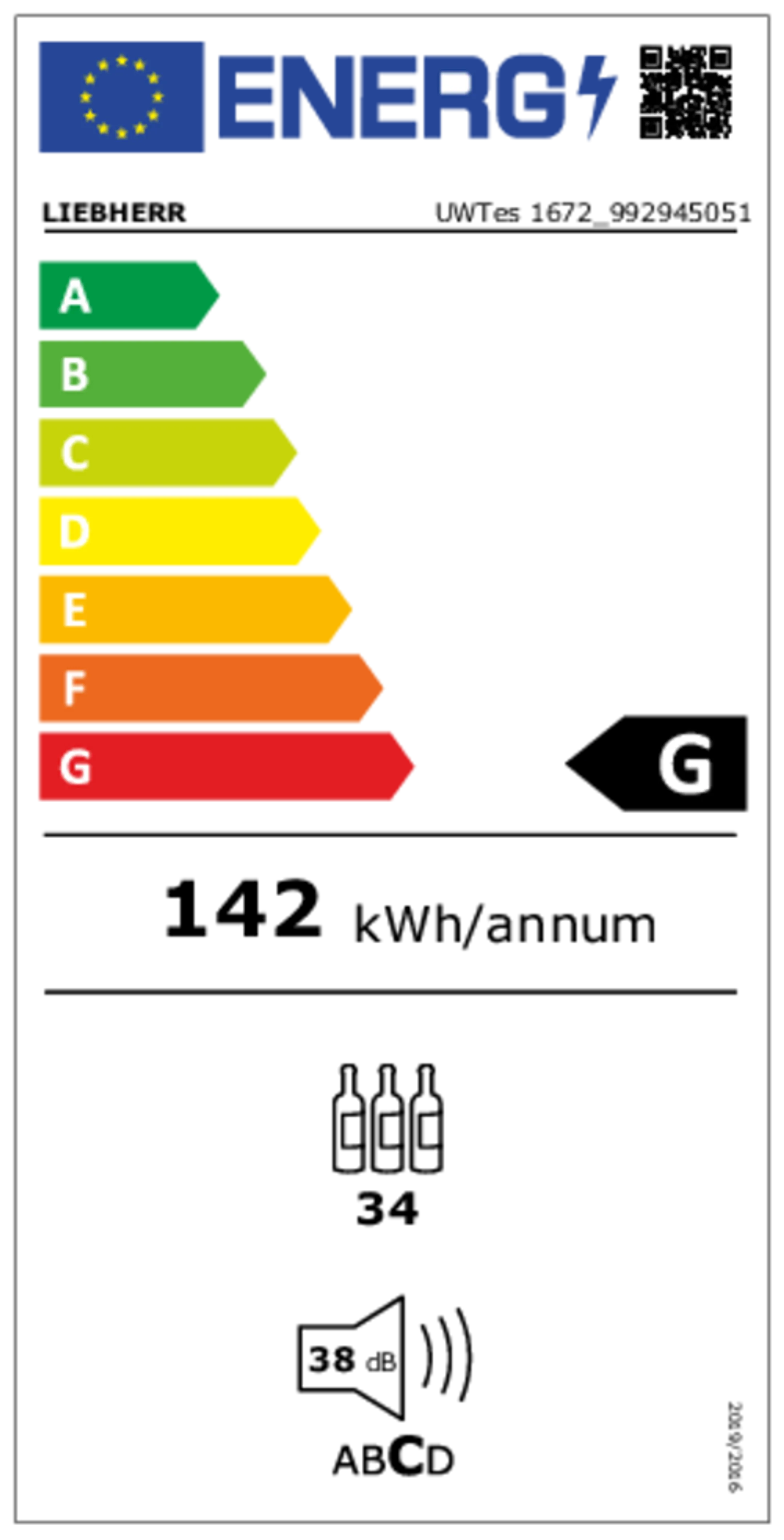 Liebherr Inbouw wijnkoelkast UWTes 1672 Vinidor image