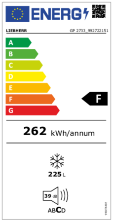 Liebherr Congélateur GP 2733 Comfort | Krëfel – les meilleurs prix, service compris