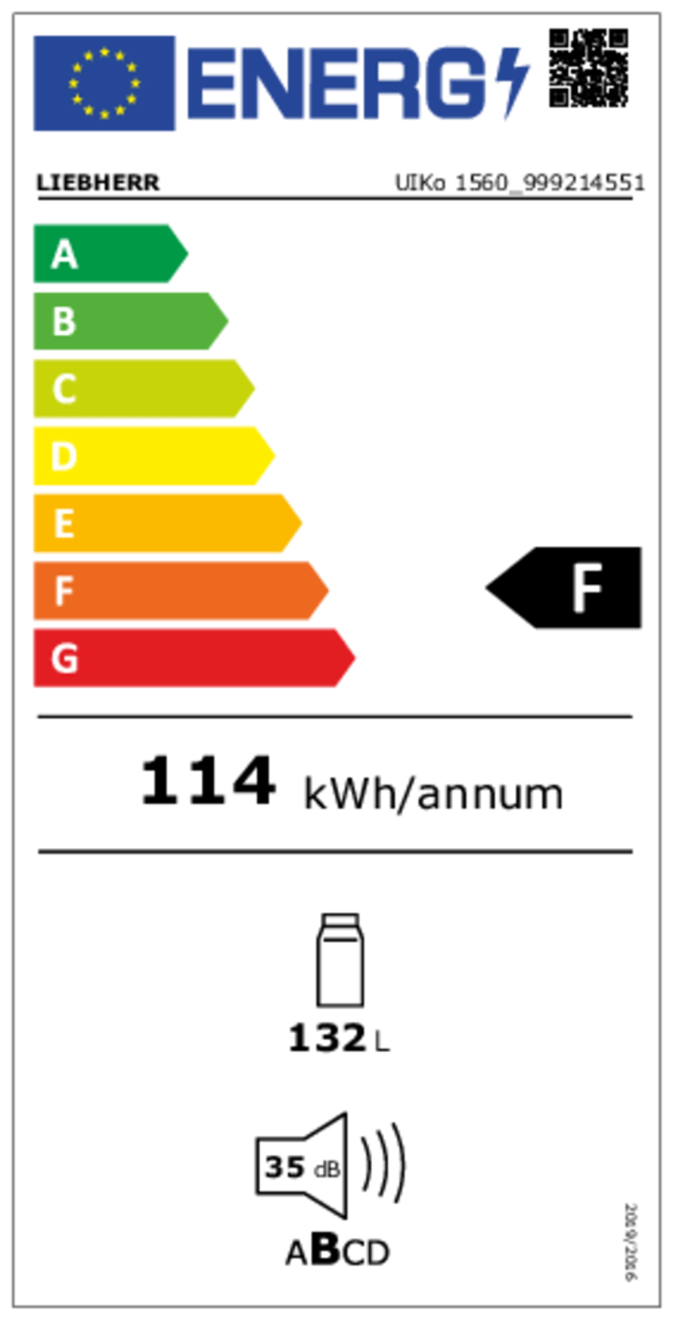 Liebherr Frigo sous-encastrable UIKo 1560 Premium image