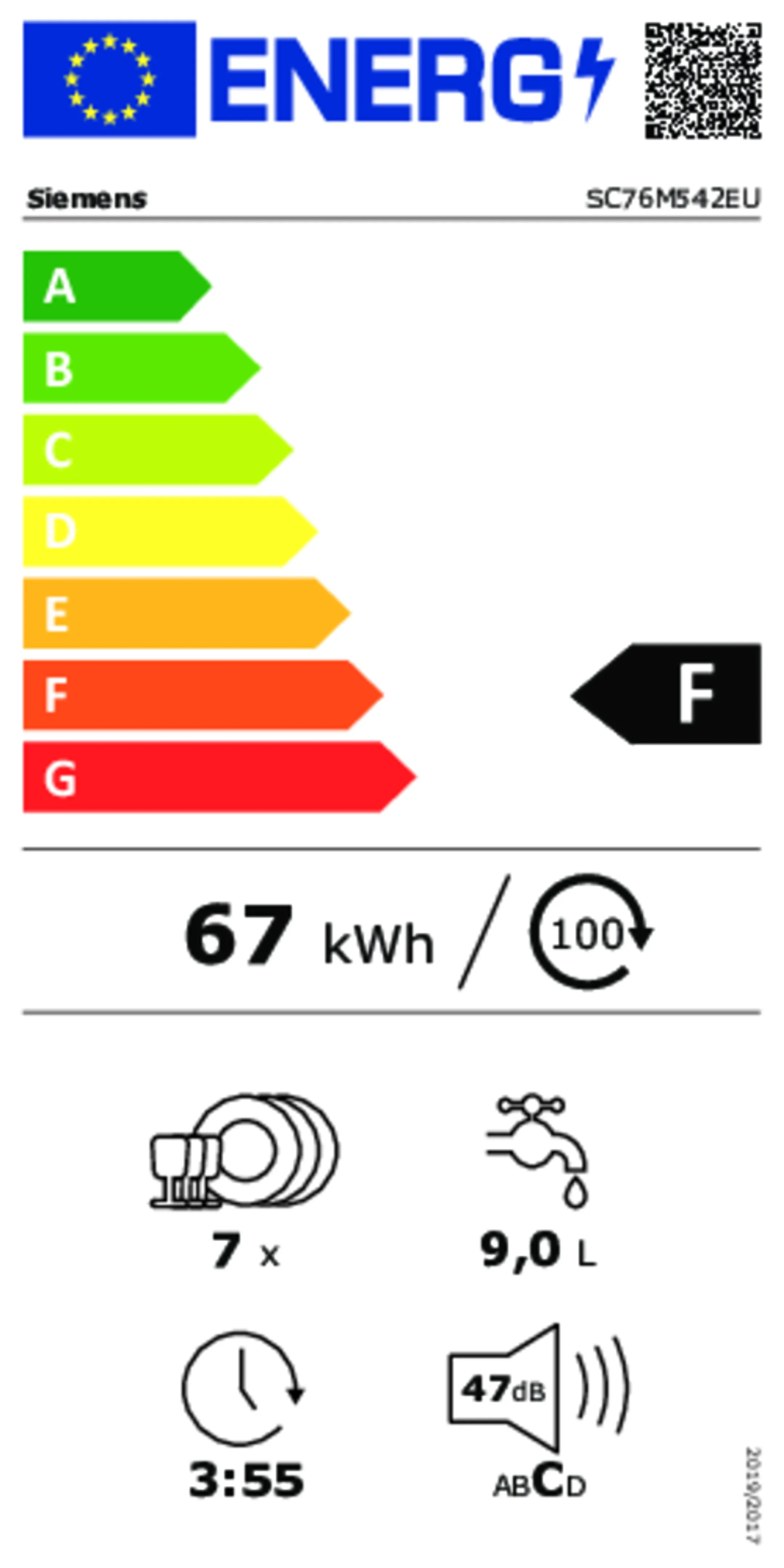 Siemens Lave-vaisselle encastrable SC76M542EU varioSpeed  image