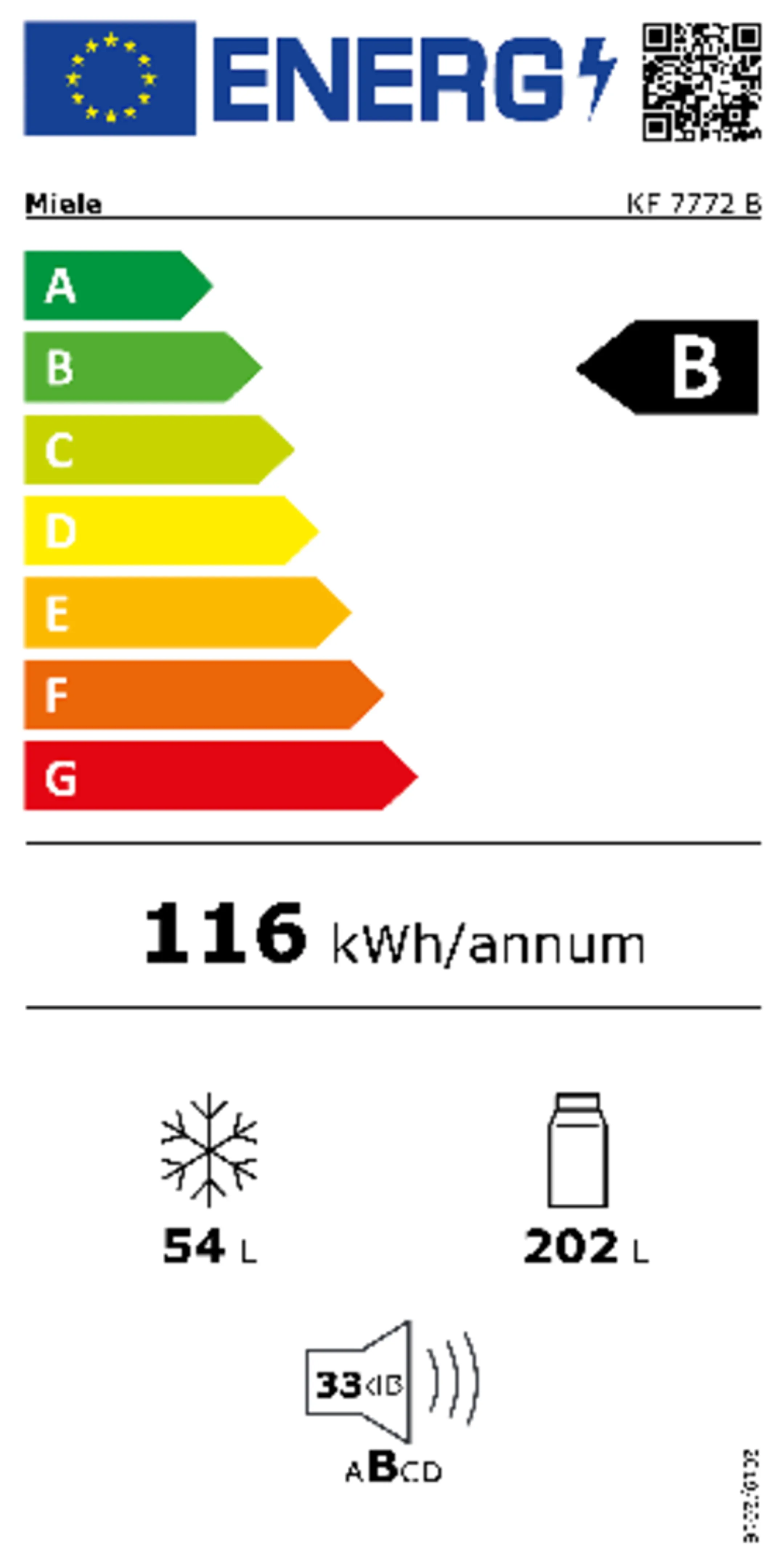 Miele Combi frigo congélateur encastrable KF 7772 B PerfectFreshActive image
