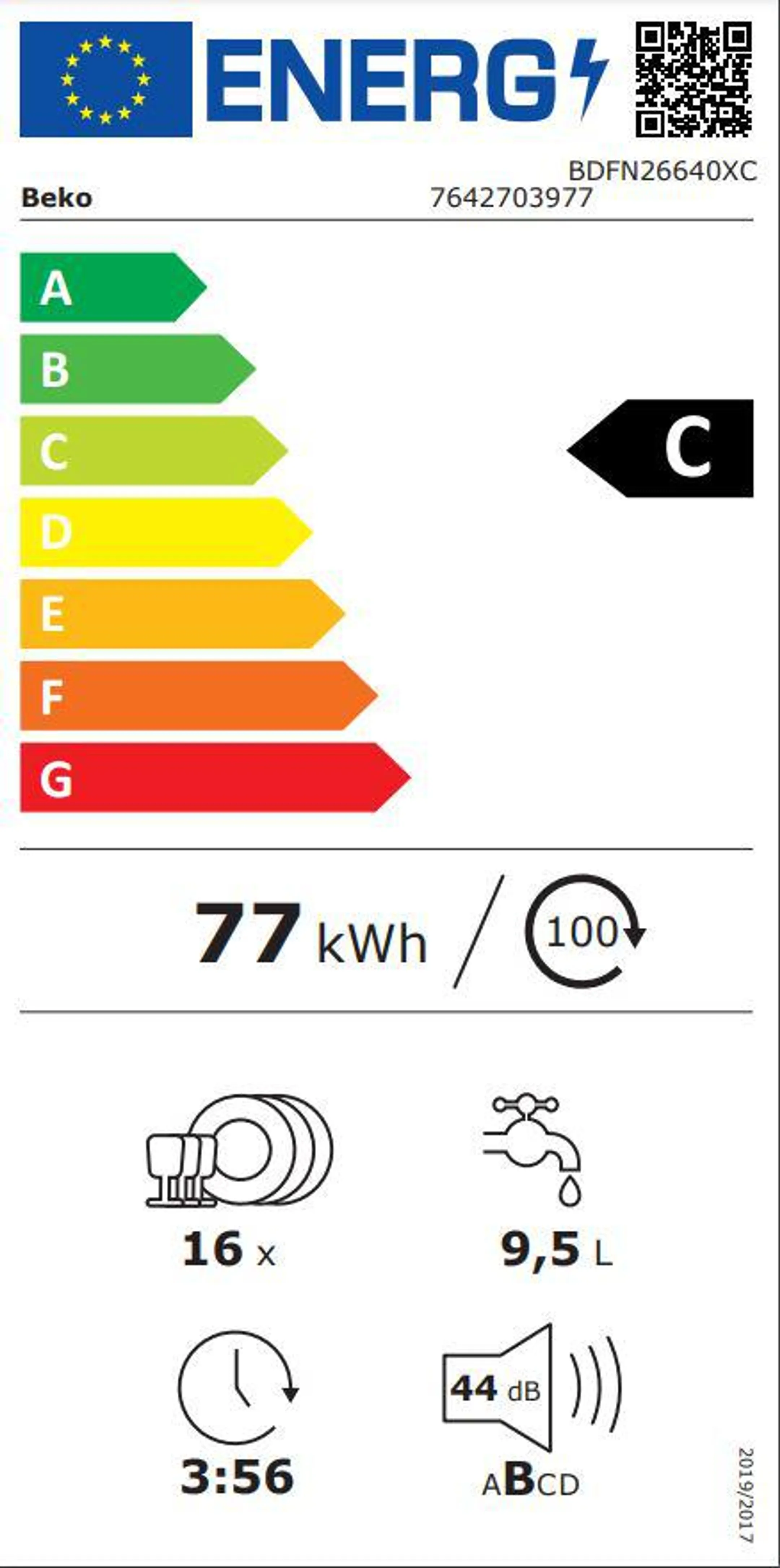 Beko Vaatwasser BDFN26640XC image