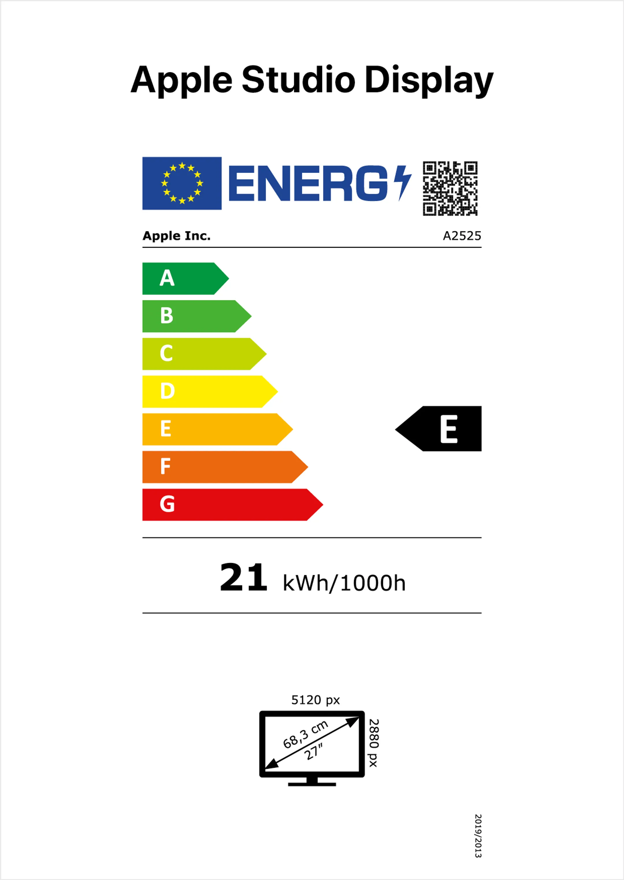 Apple Studio Display - Zilver image