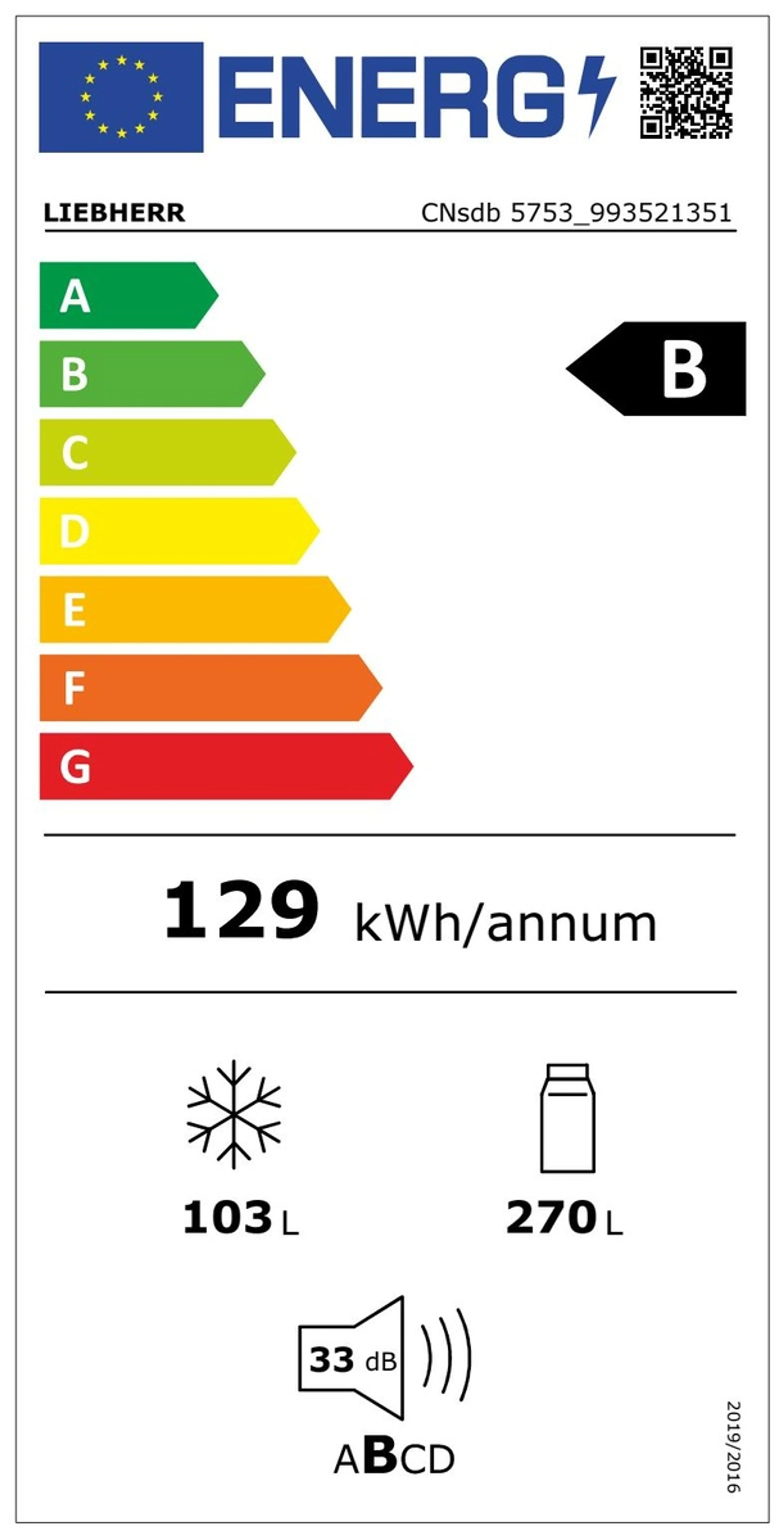 Liebherr Combi frigo congélateur CNsdb 5753 Prime image
