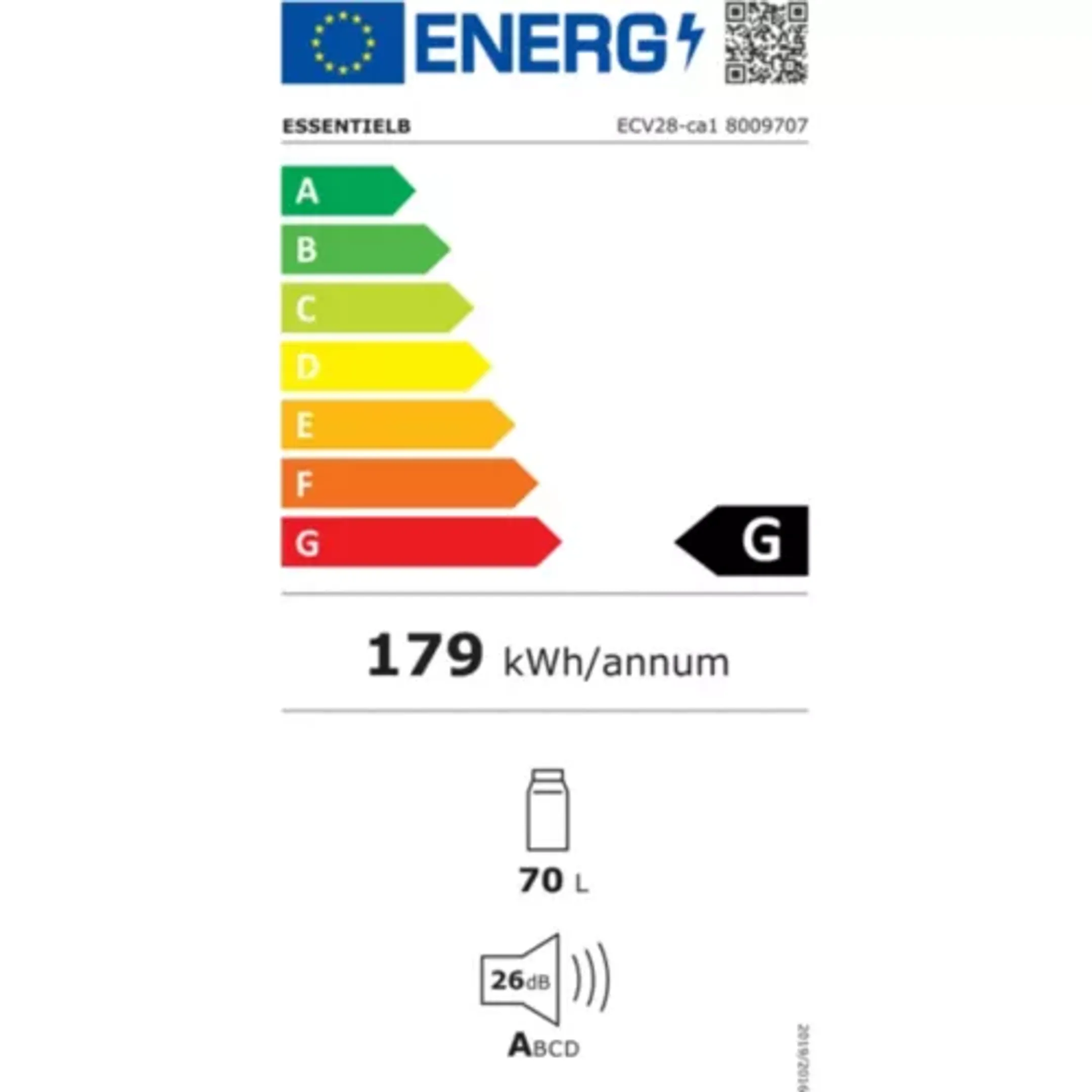 Essentiel-B Wijnklimaatkast ECV28-ca1 image