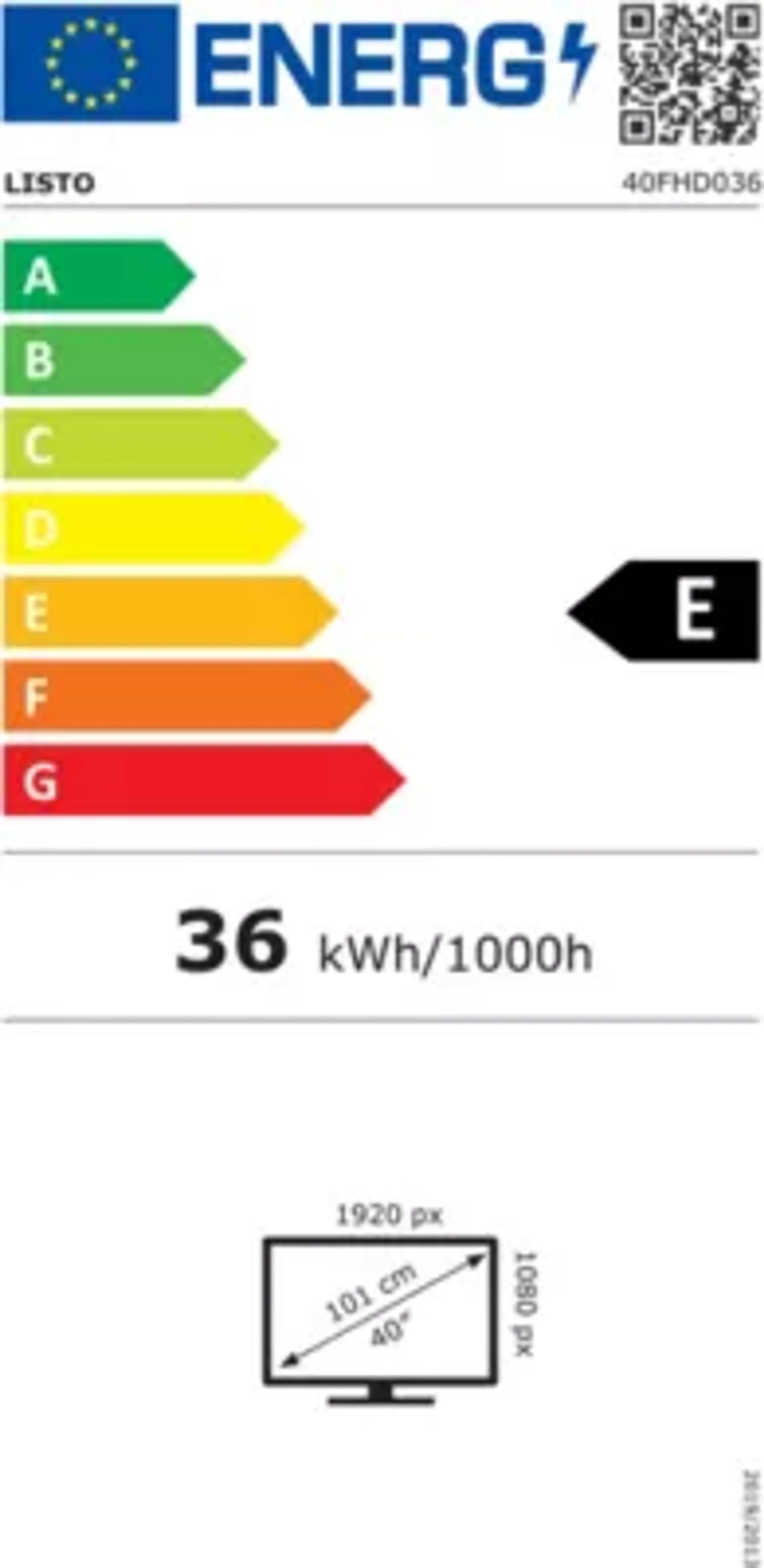LED TV 40FHD036 Full HD (2022) - 40 inch