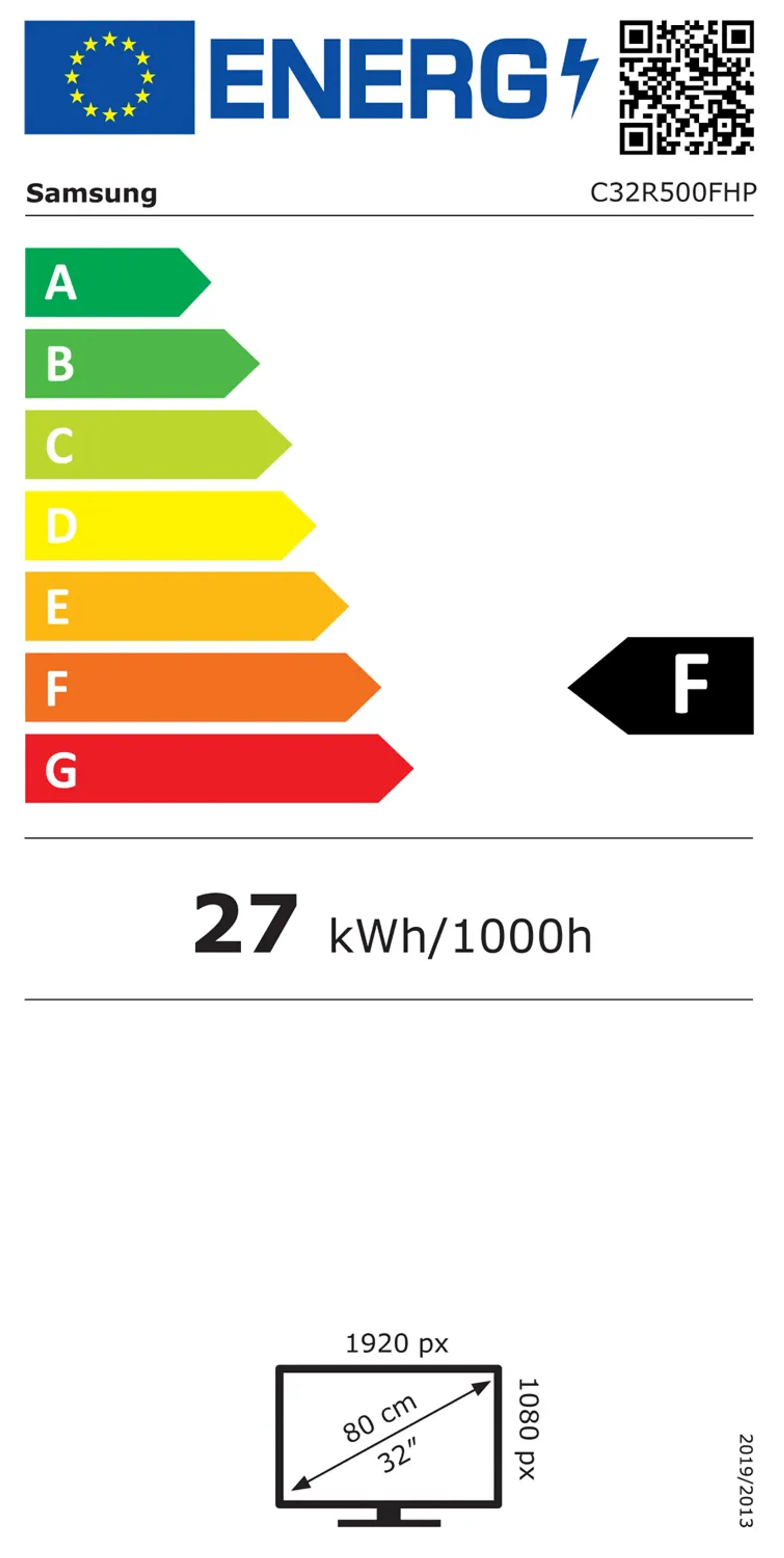 Samsung 32" Curved Monitor - Dark Blue Gray image