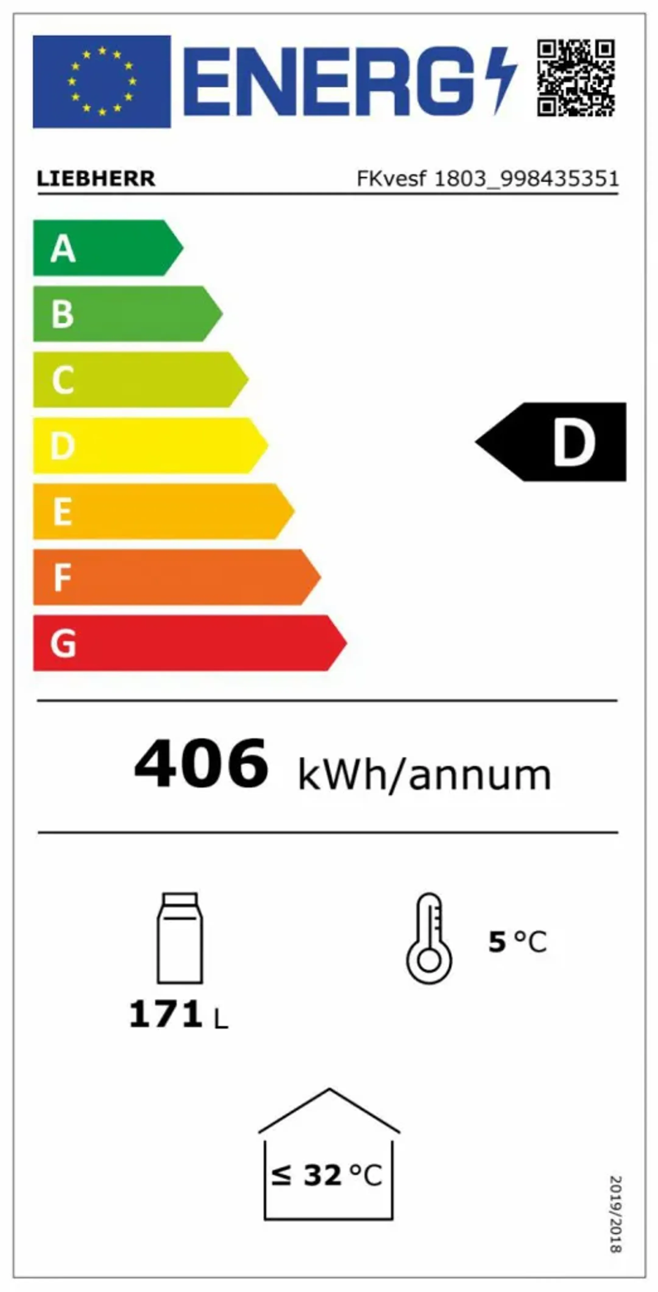 Frigo à bouteilles FKVESF 1803