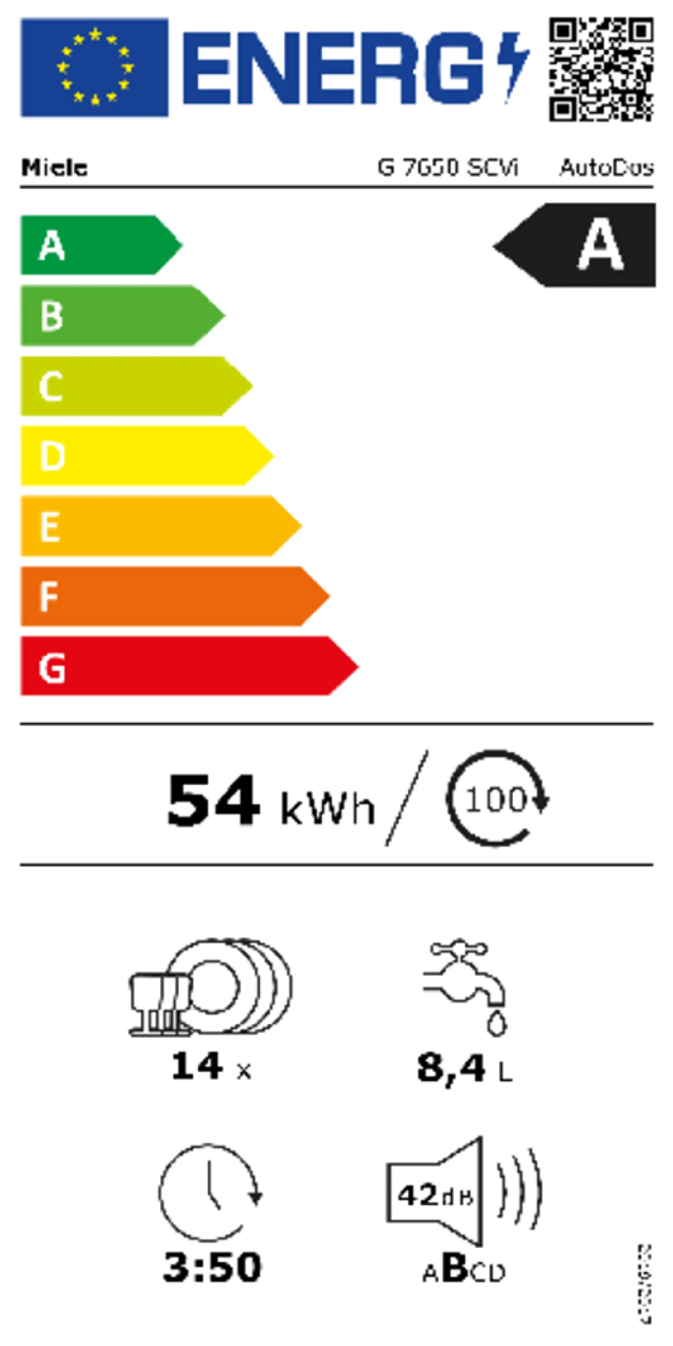 Miele Inbouw vaatwasser G 7650 SCVi AutoDos image