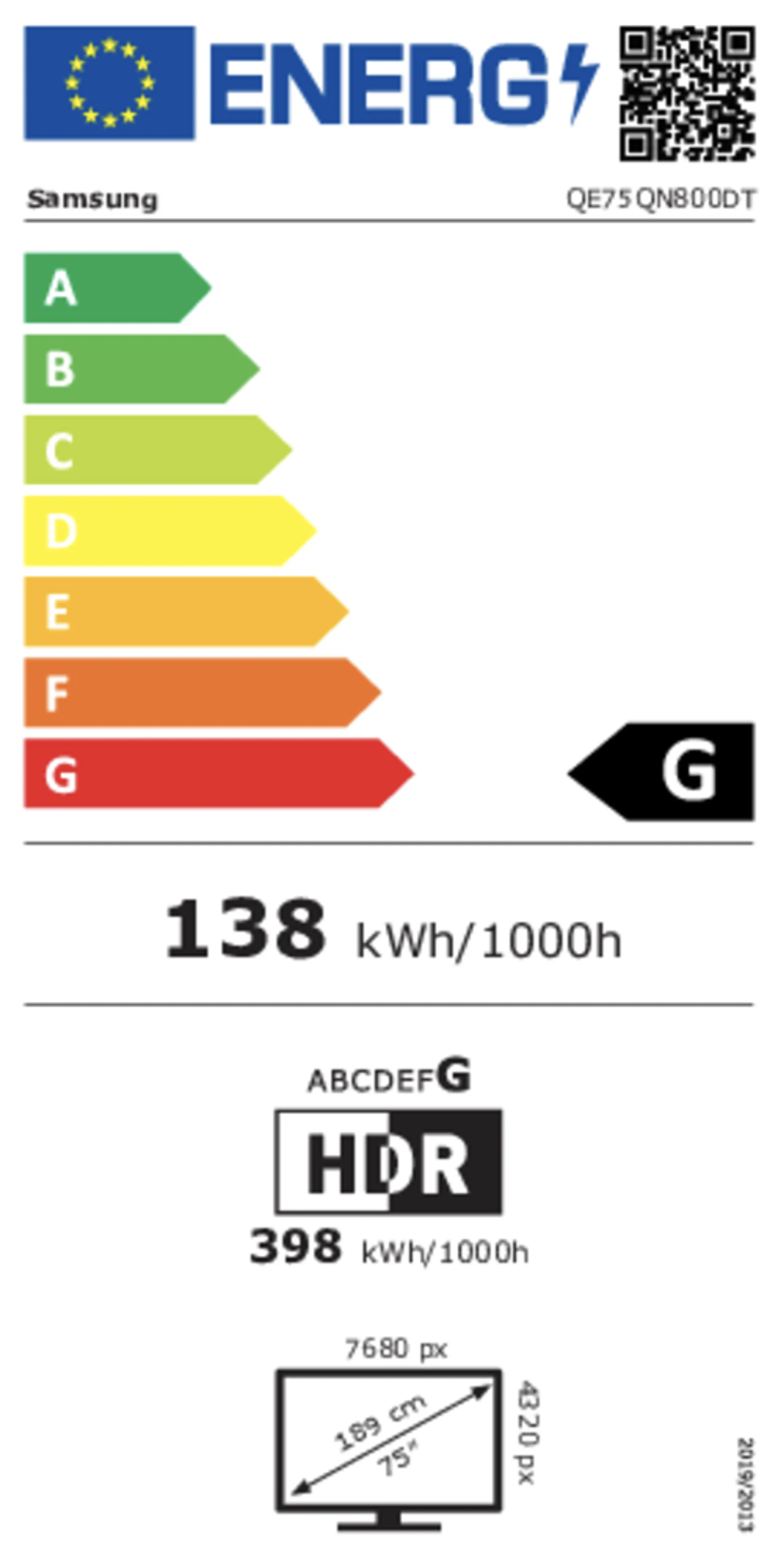 Samsung Neo QLED TV 8K QE75QN800D (2024) - 75 inch image