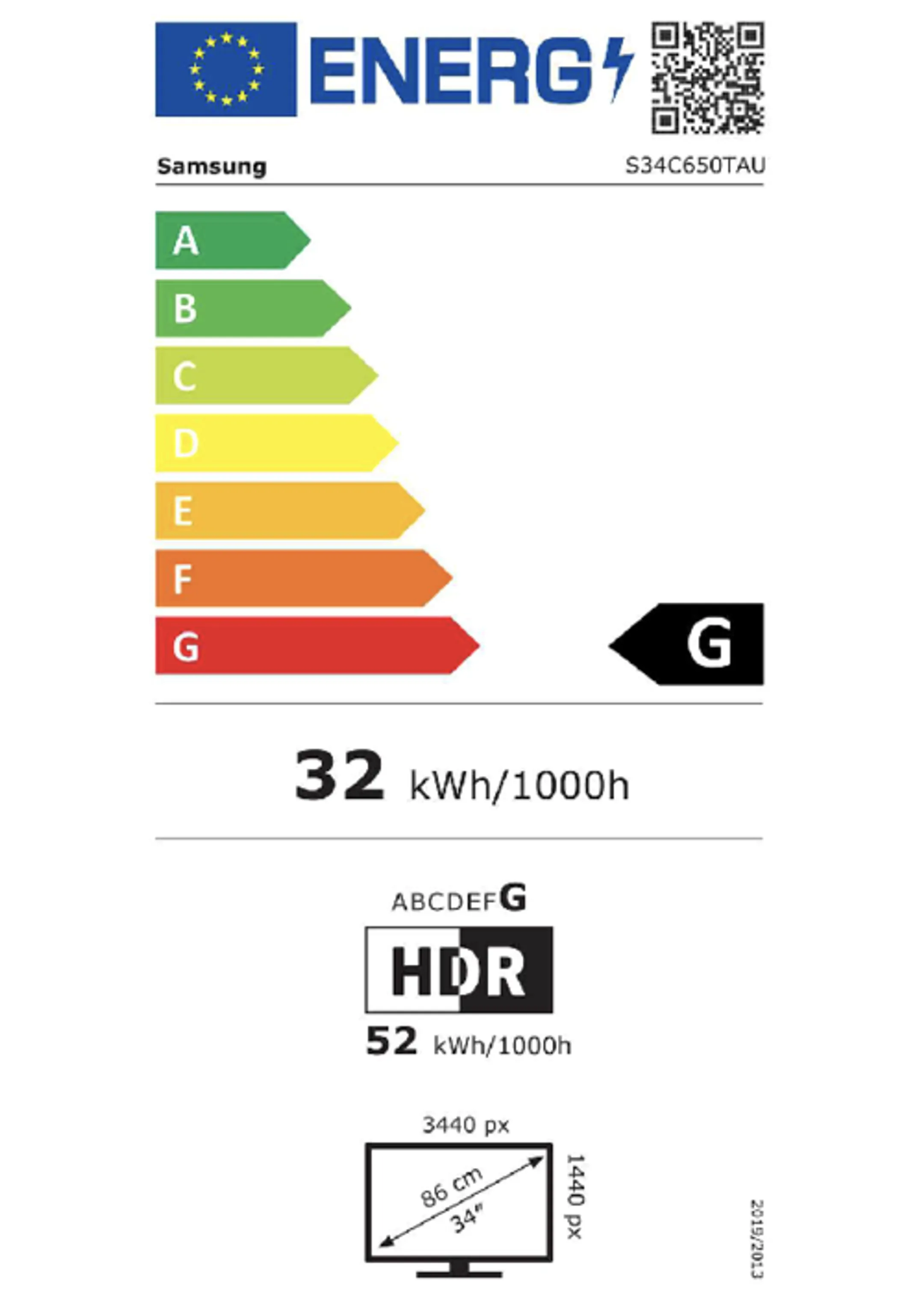 Samsung ViewFinity LS34C650TAU - 34 inch (curved) image