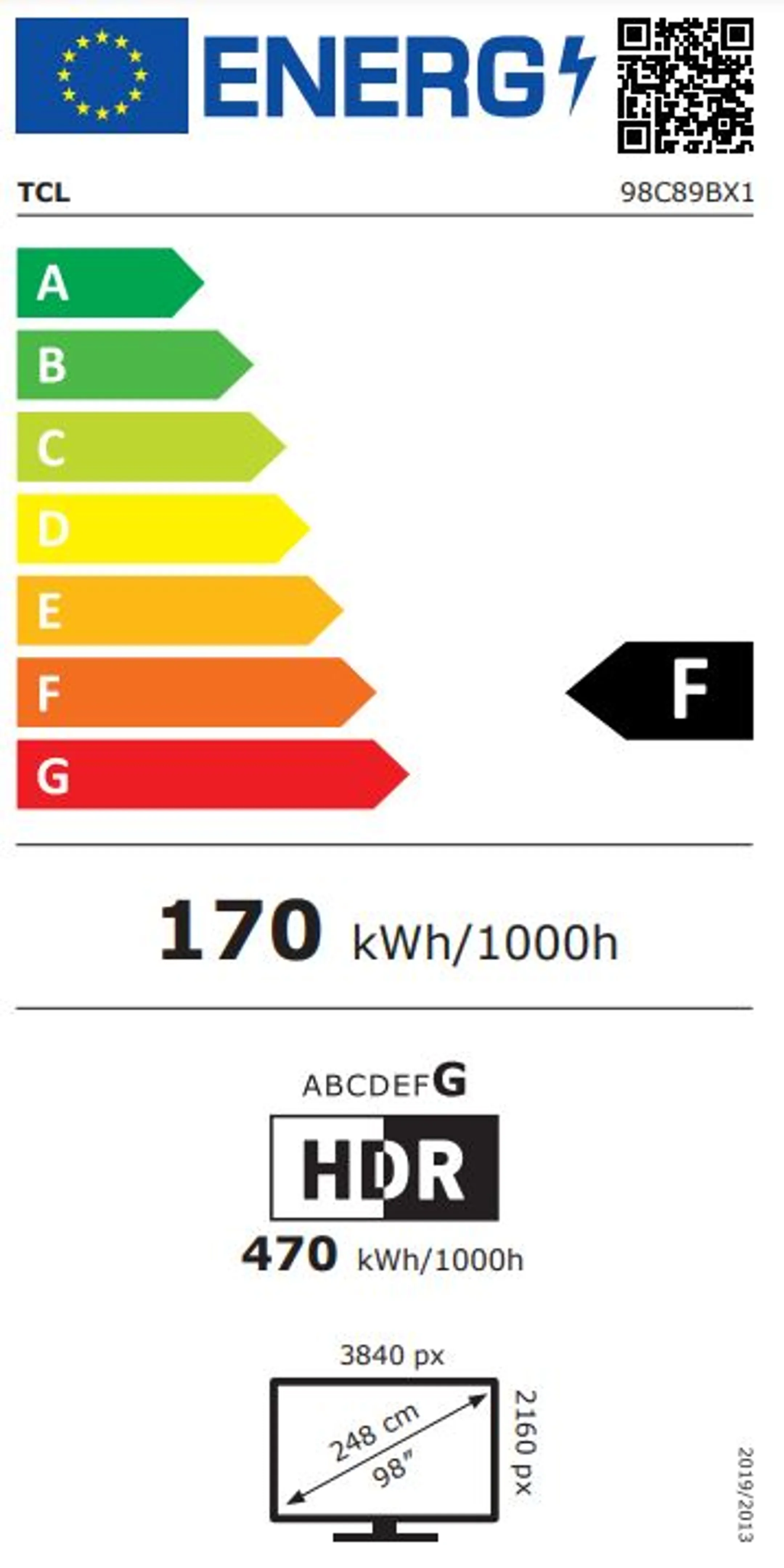 TCL TV QLED Mini LED 98C89B (2024) - 98 pouces image