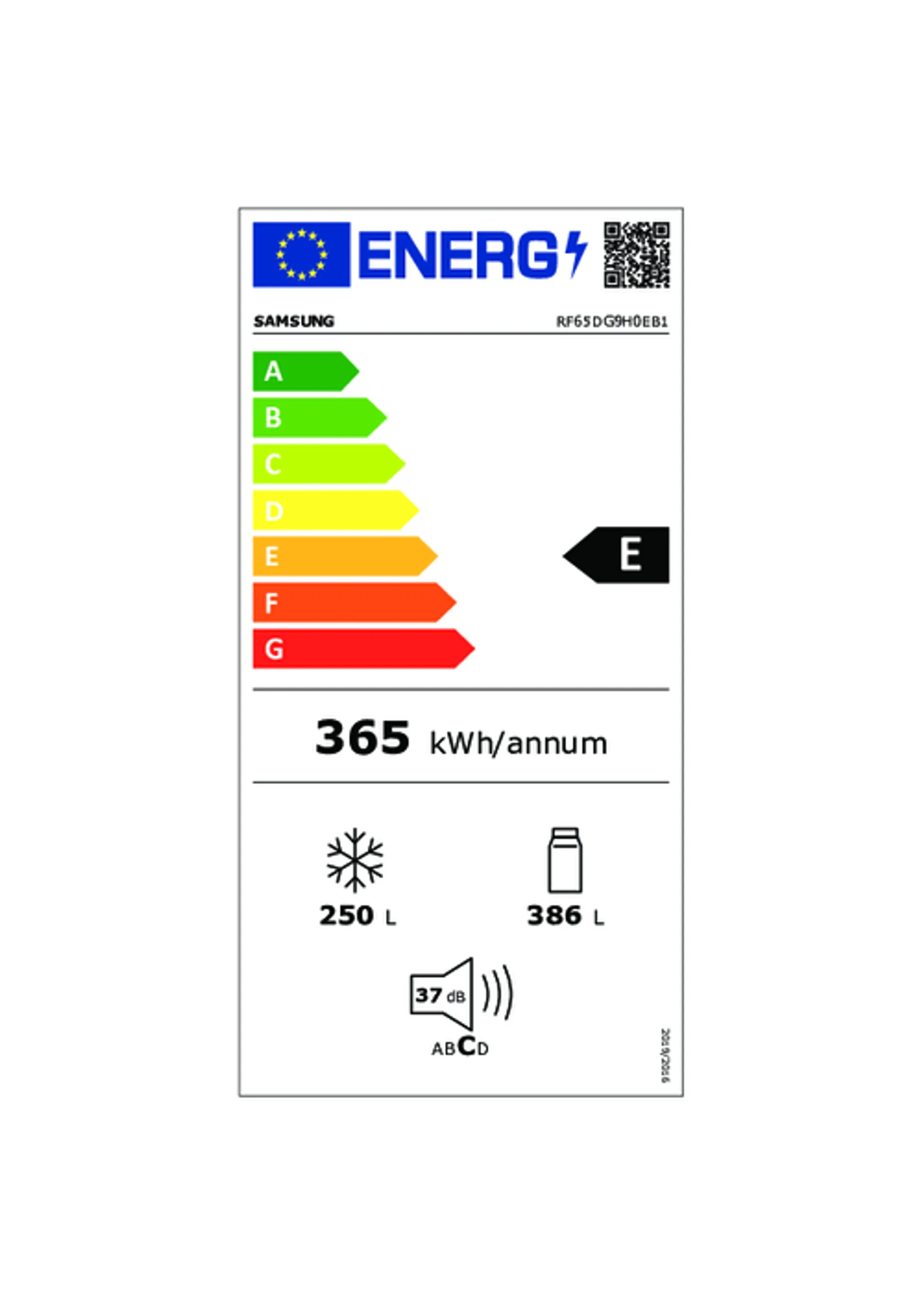 Samsung Frigo américain RF65DG9H0EB1EF image
