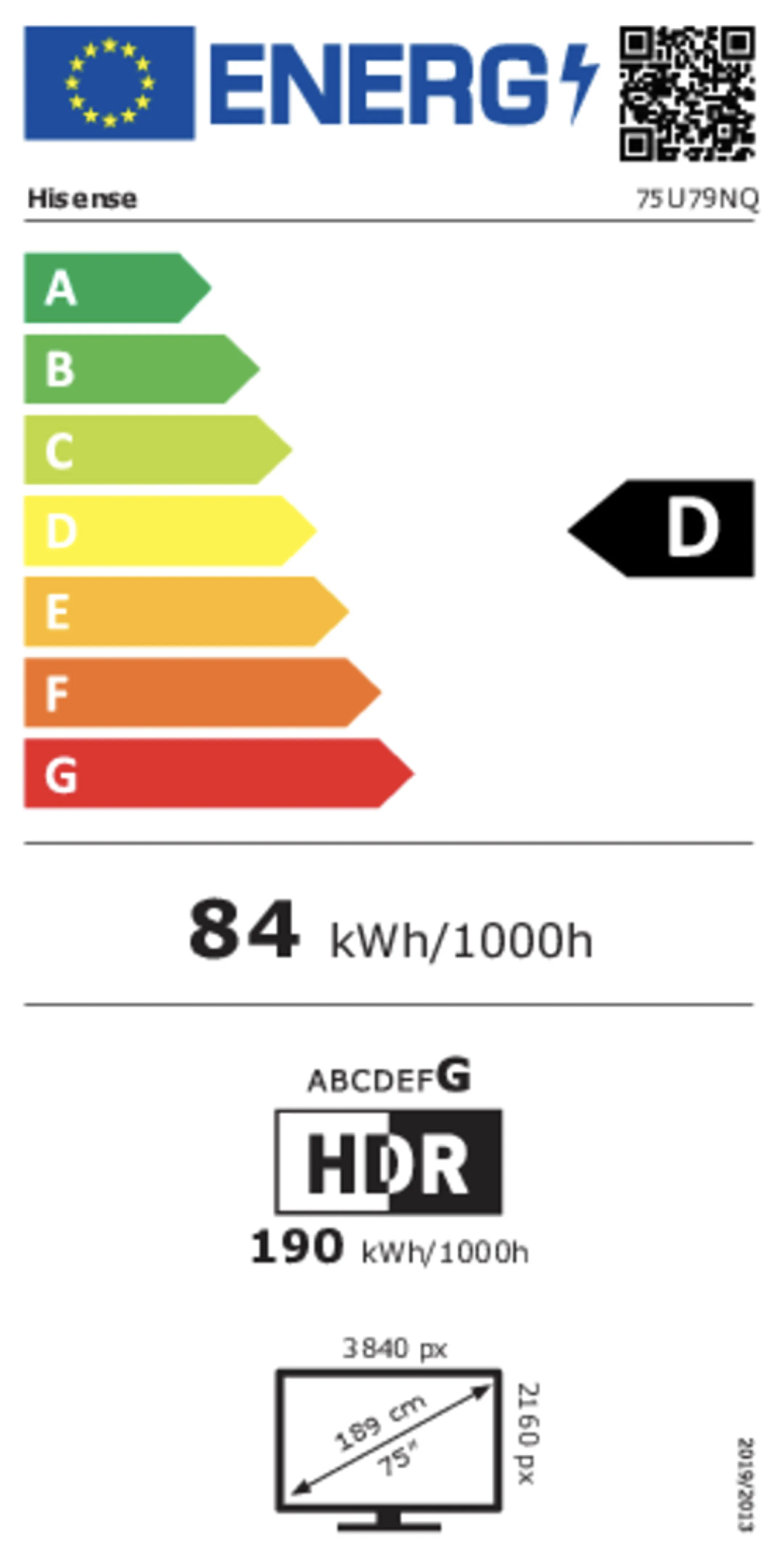 Hisense MiniLED TV 75U79NQ (2024) - 75 inch image