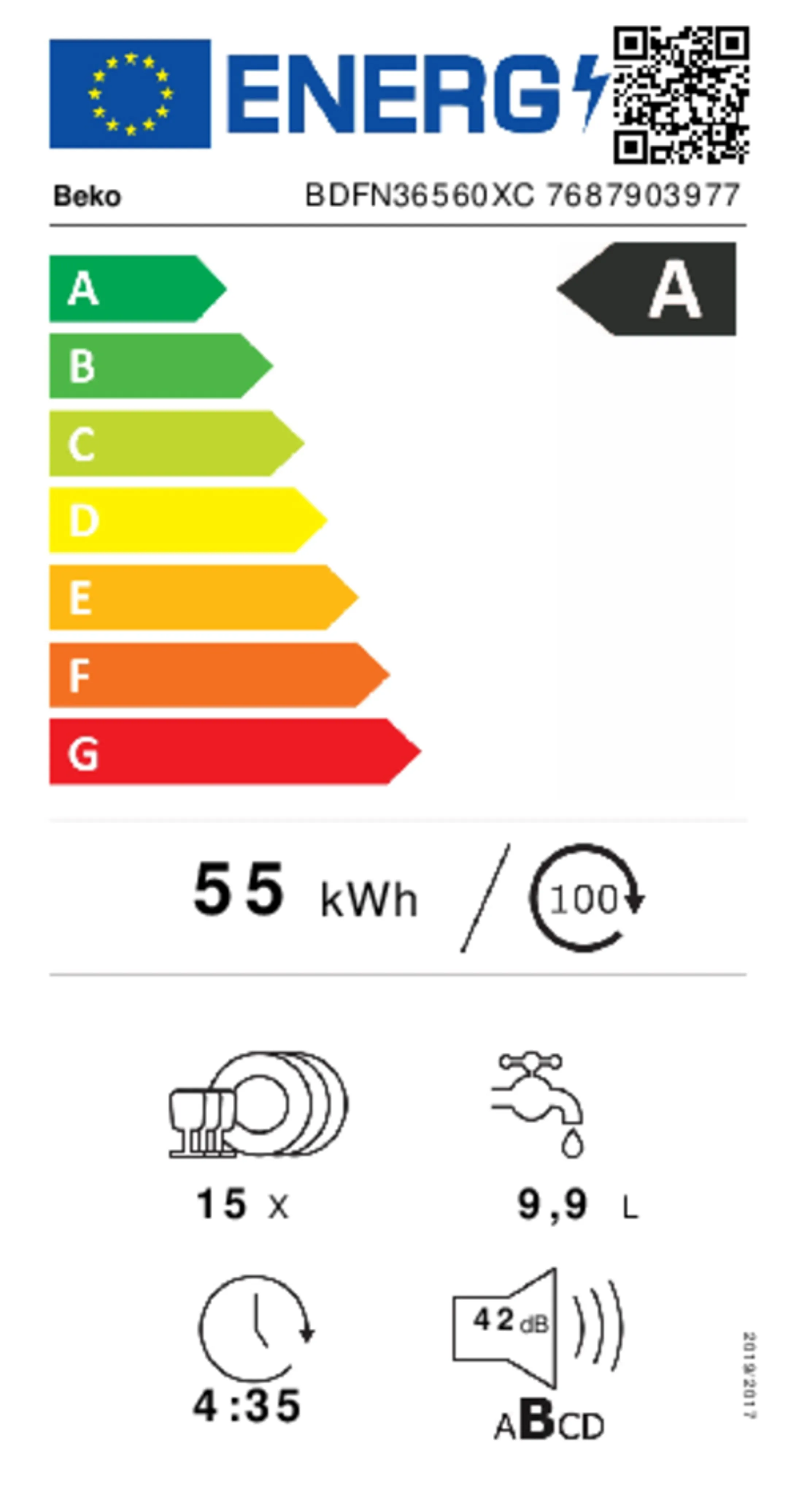 Beko Vaatwasser BDFN36560XC image