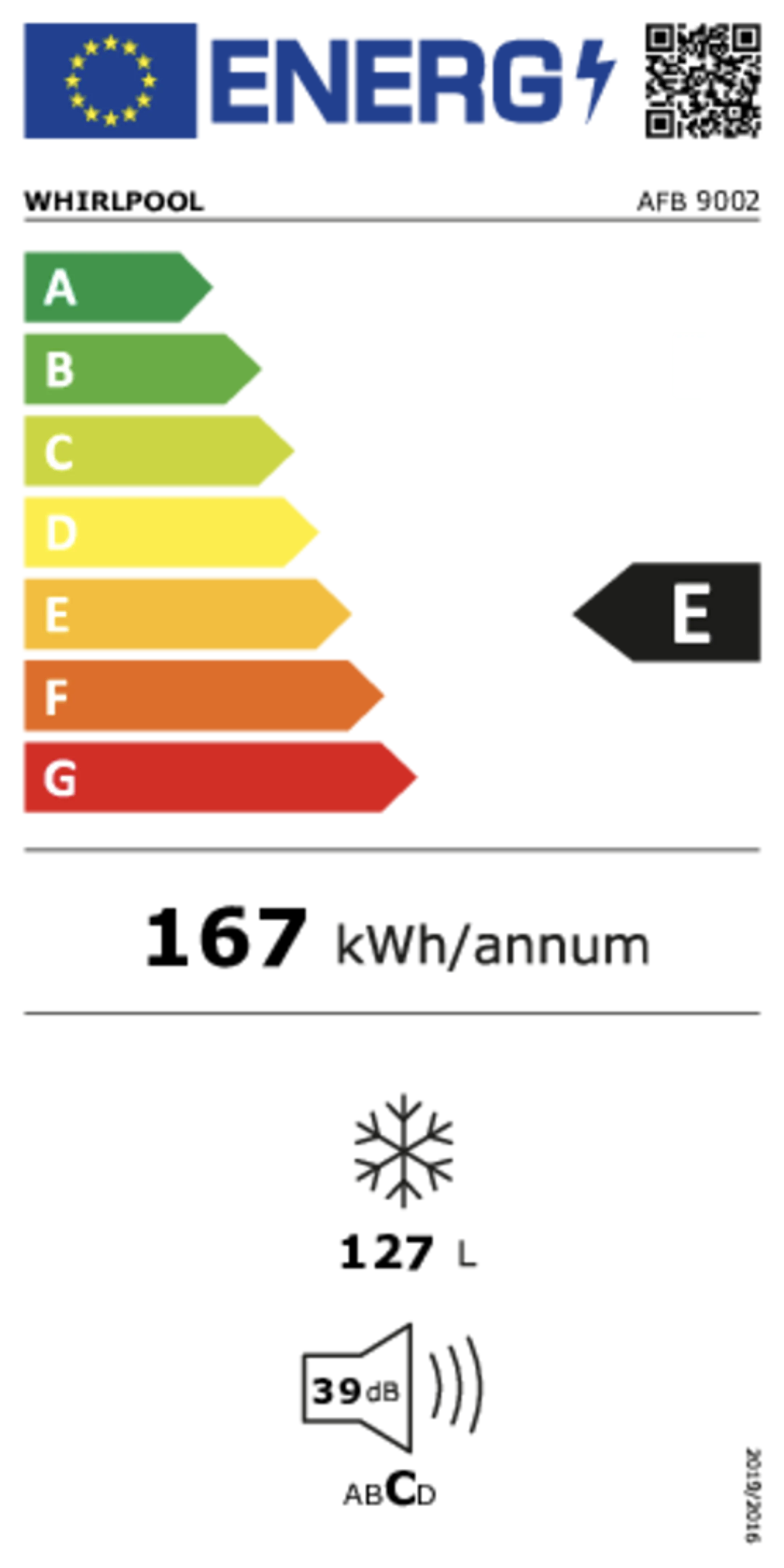Whirlpool Congélateur encastrable AFB 9002 image