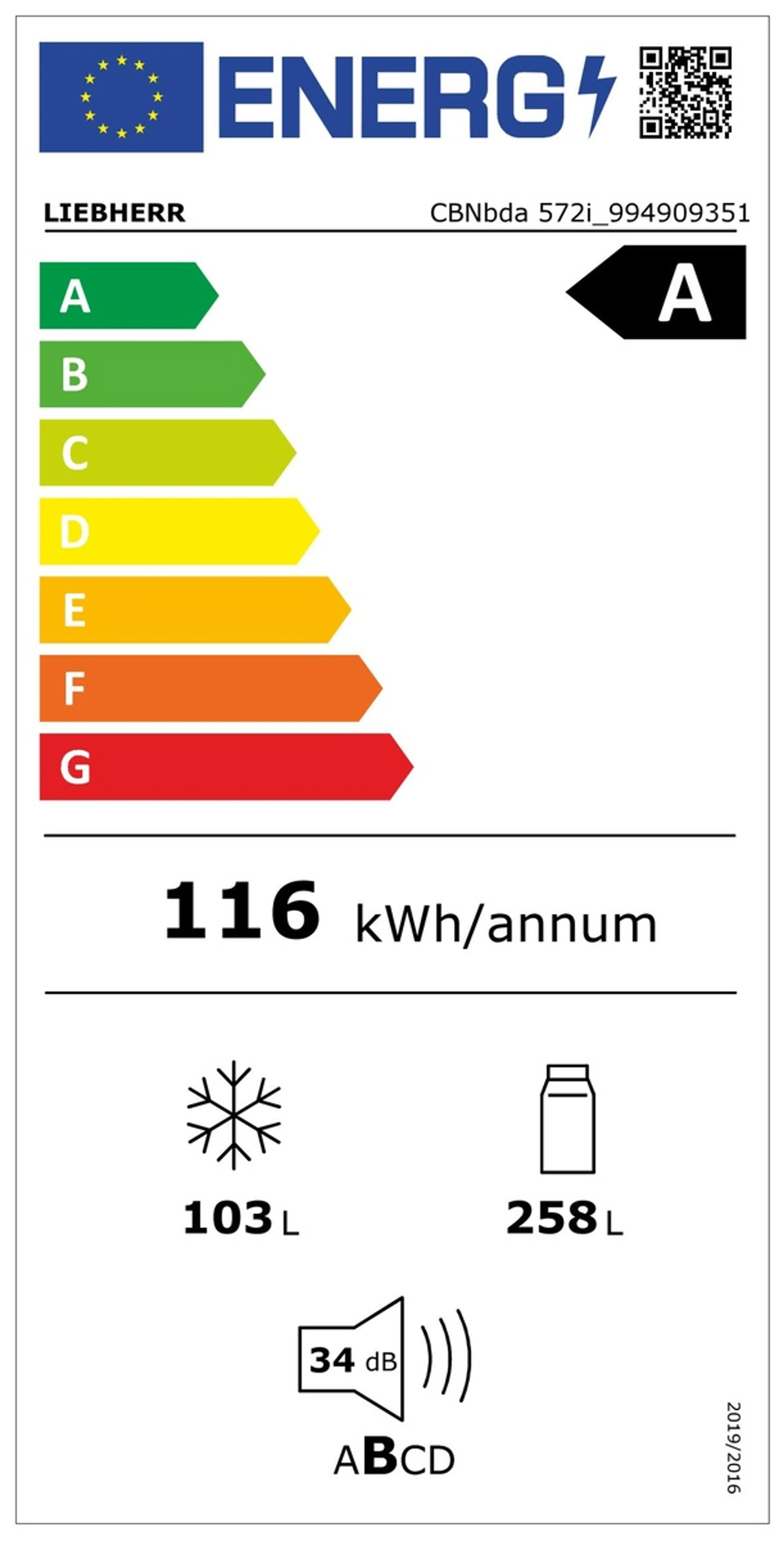 Liebherr Combi frigo congélateur CBNbda 572i Plus image
