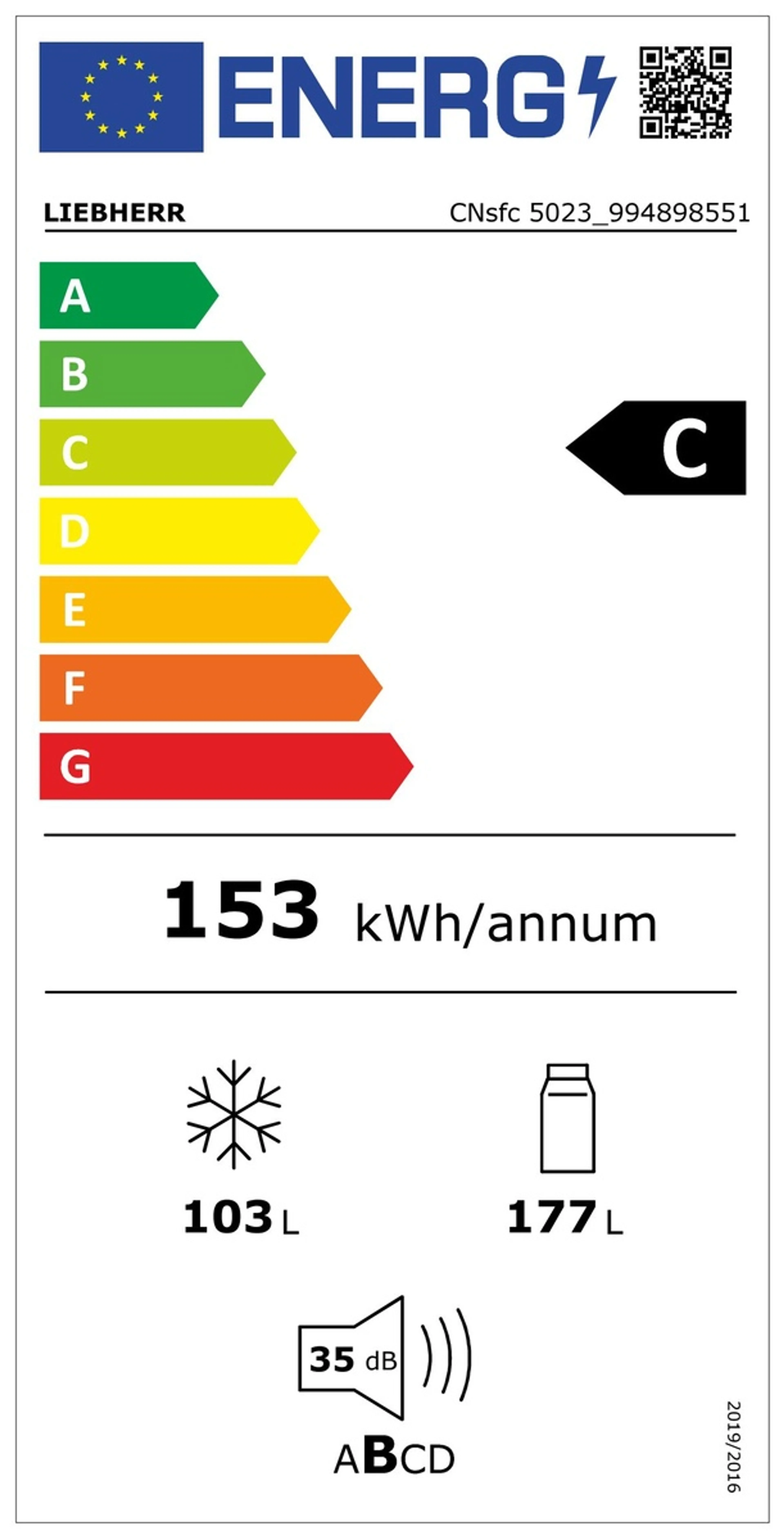 Liebherr Combi frigo congélateur CNsfc 5023 Plus image