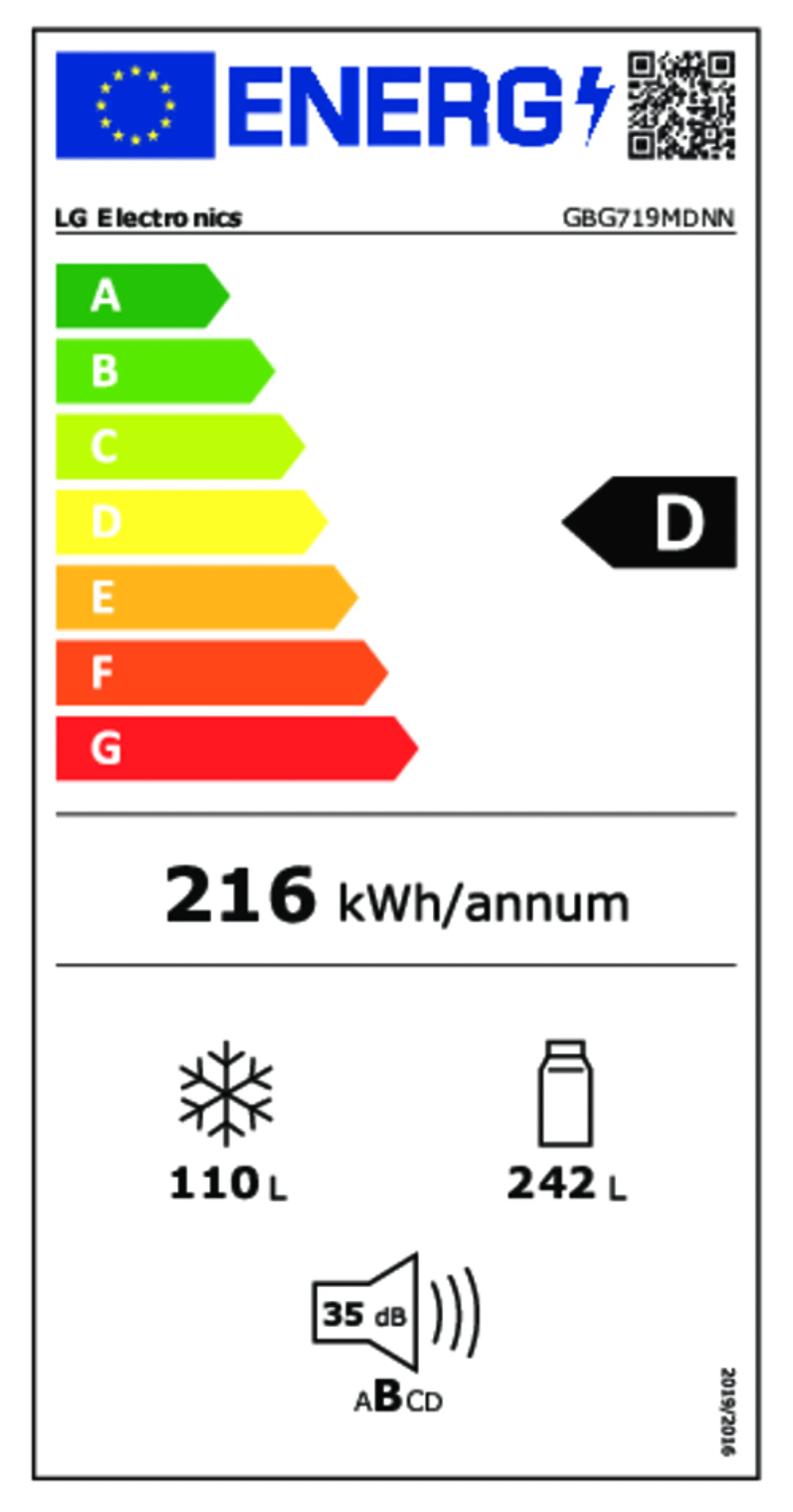 LG Koelkast met diepvries GBG719MDNN InstaView™ MoodUP™ image