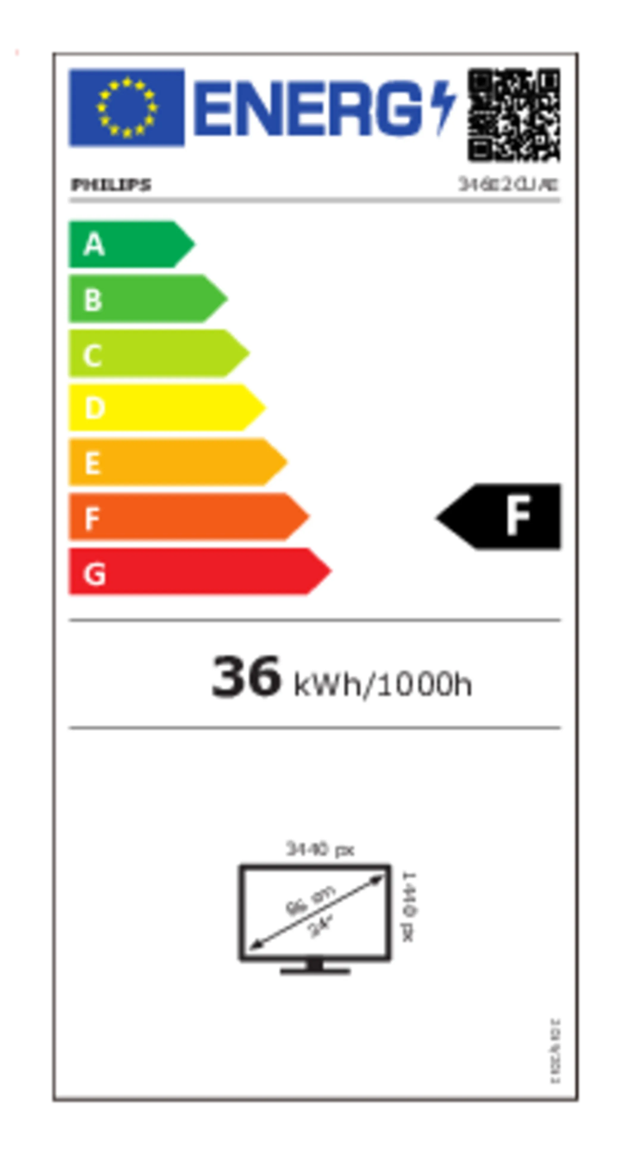 Philips 346E2CUAE/00 image