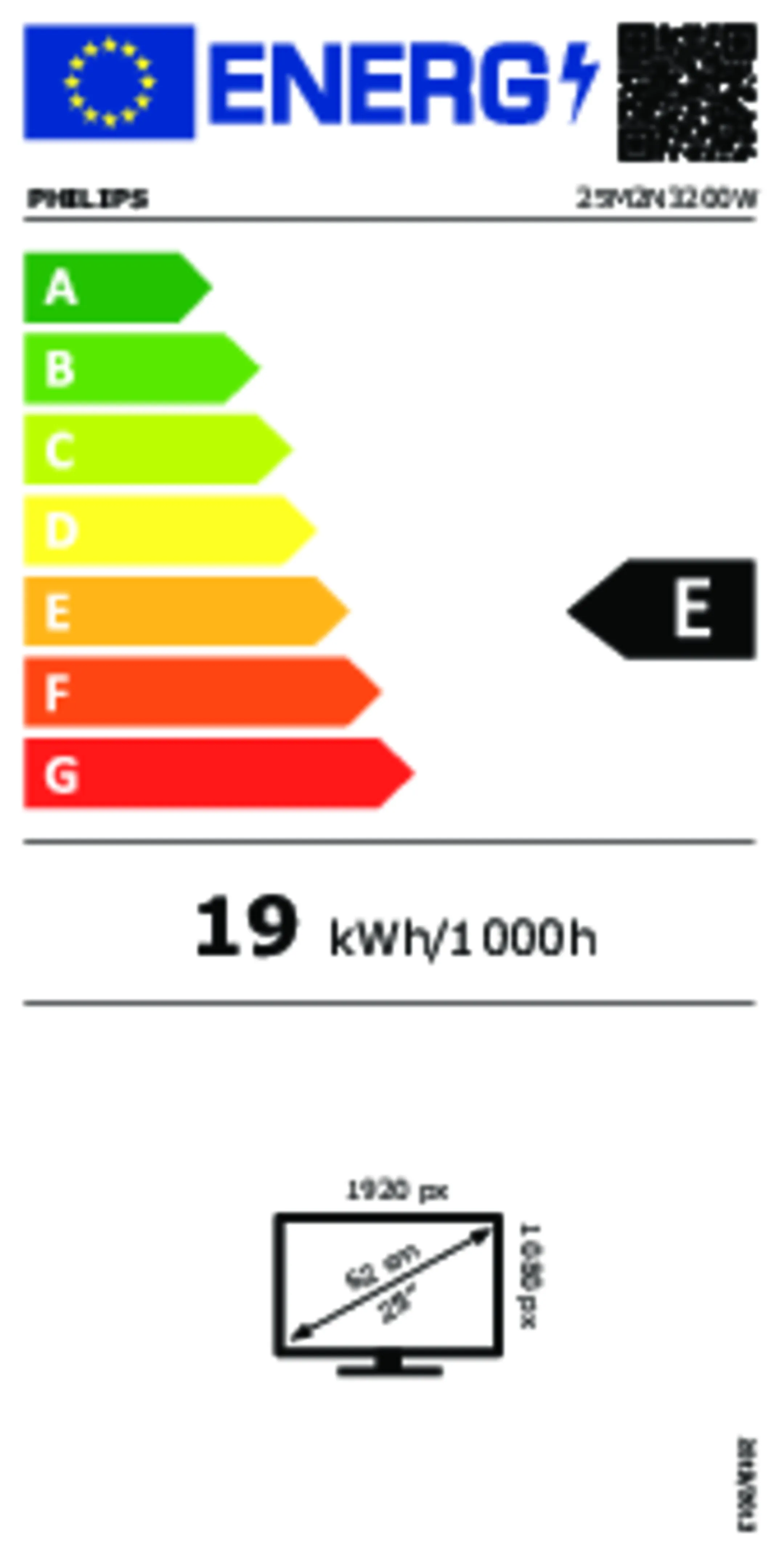 Philips Evnia 25M2N3200W/00 image