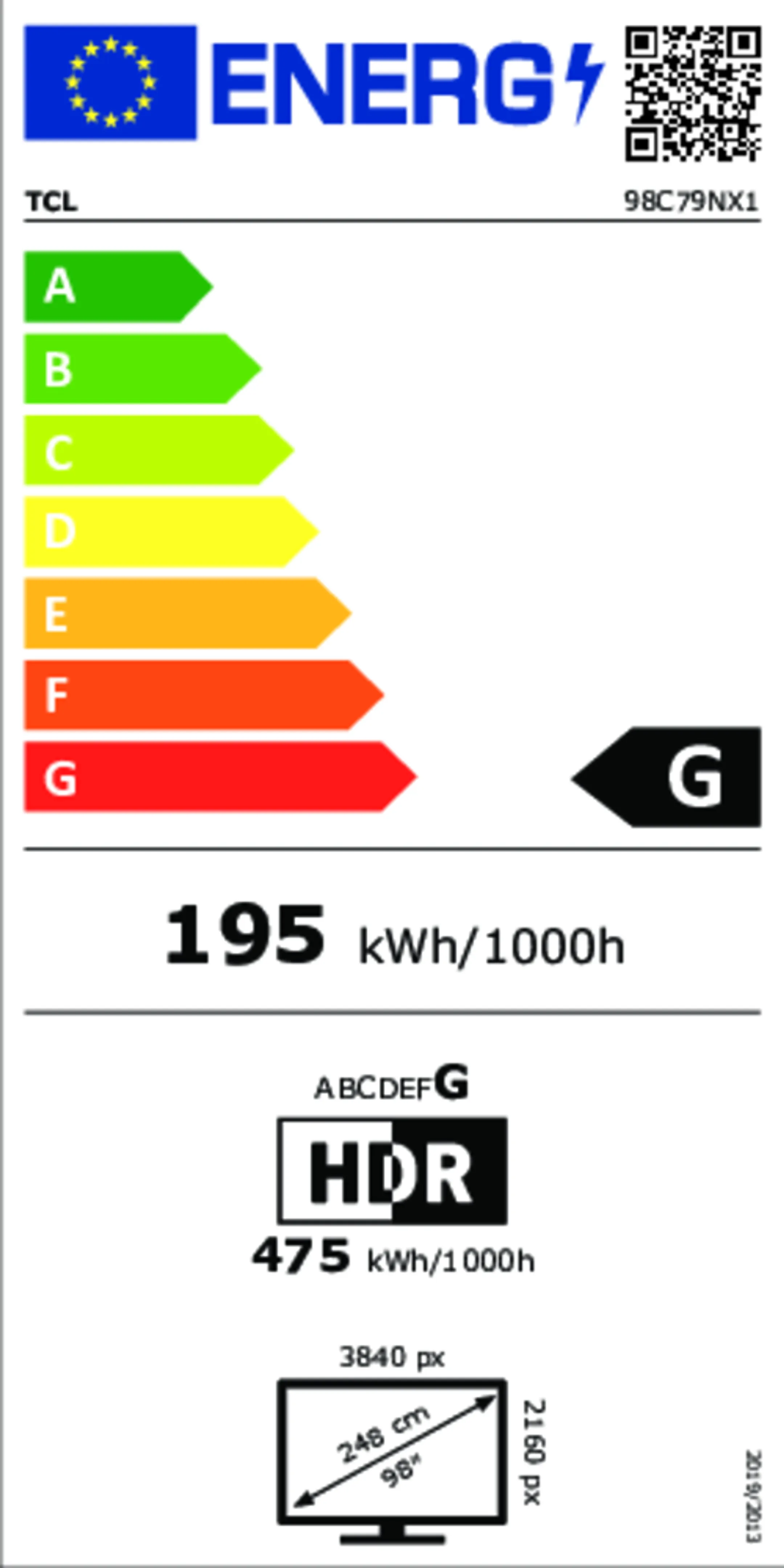 TCL TV miniLED 98C79N 4K (2024) - 98 pouces image