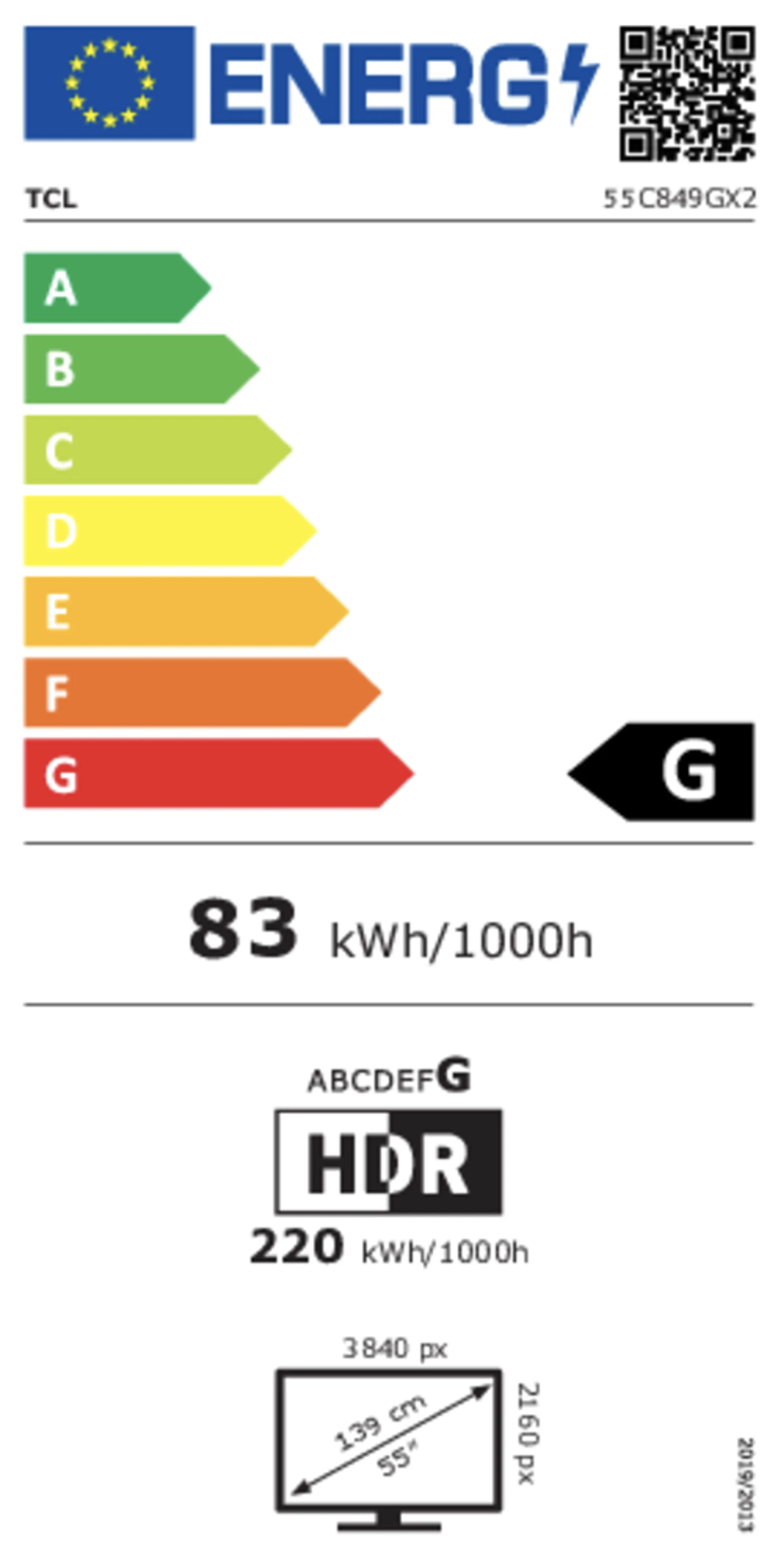 TV MiniLED 4K 55C849 - 55 pouces