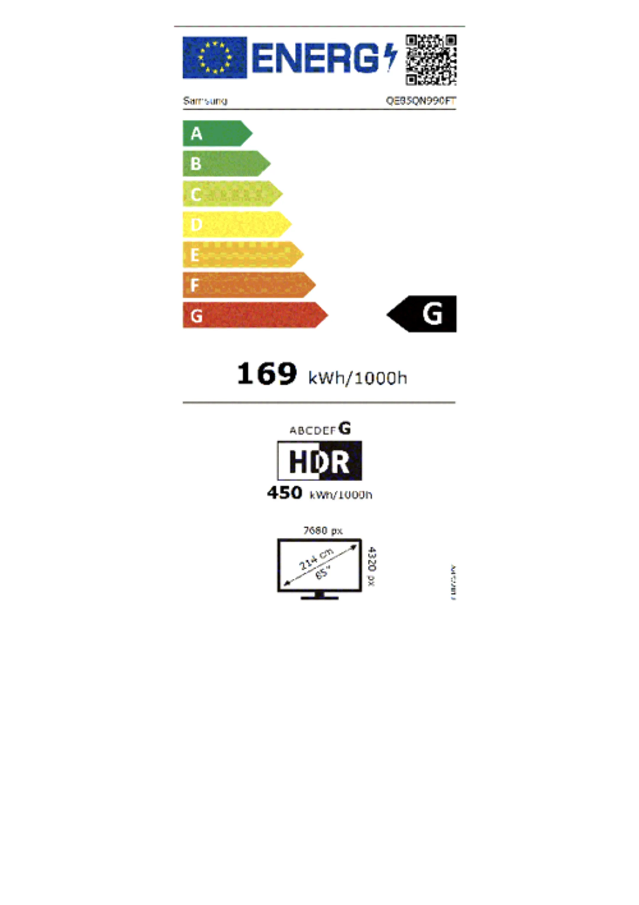 Samsung Neo QLED 8K QE85QN990F Mini LED (2025) - 85 pouces image