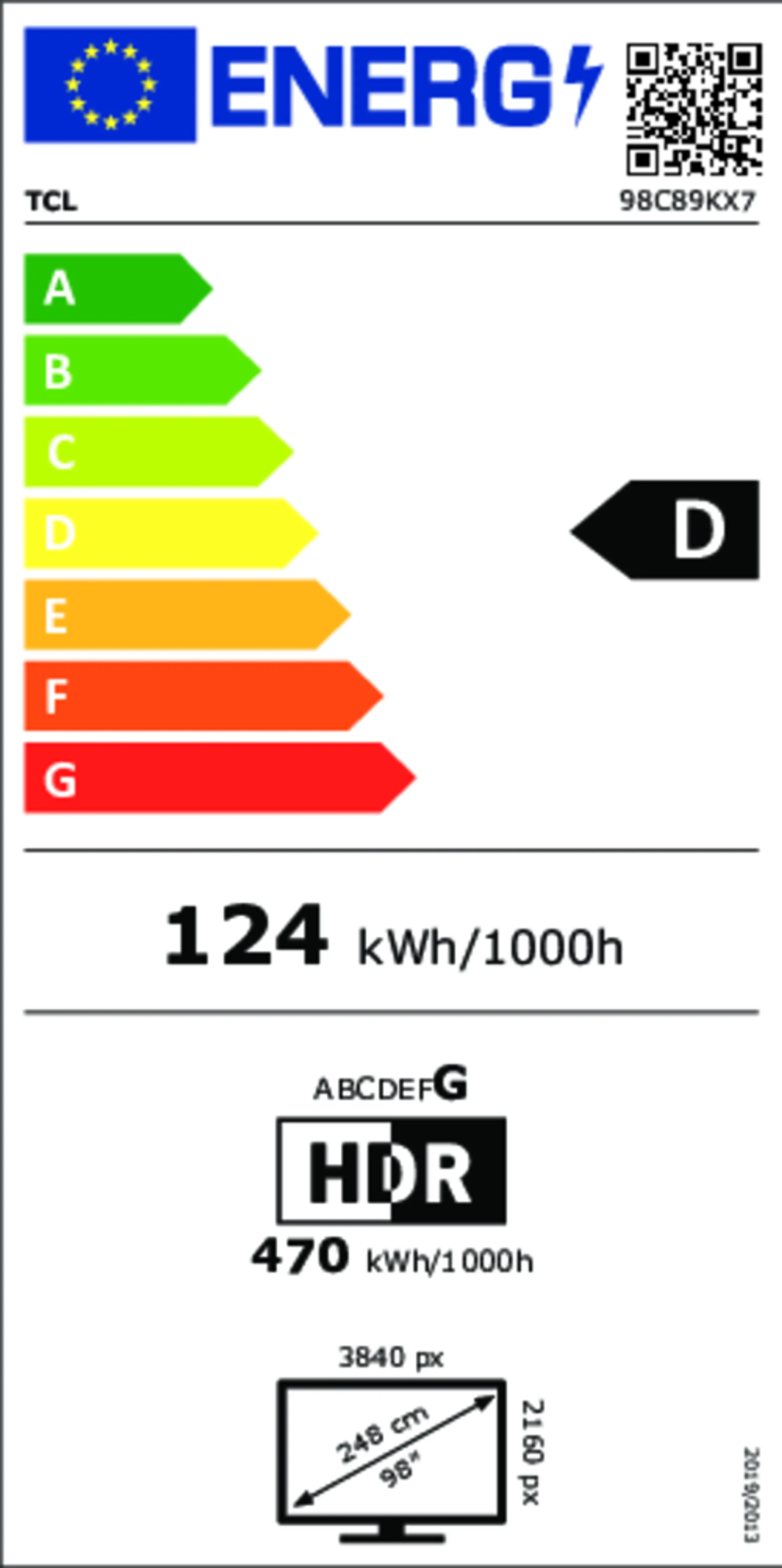 TCL QD Mini-LED 98C89K 4K TV (2025) - 98 inch image