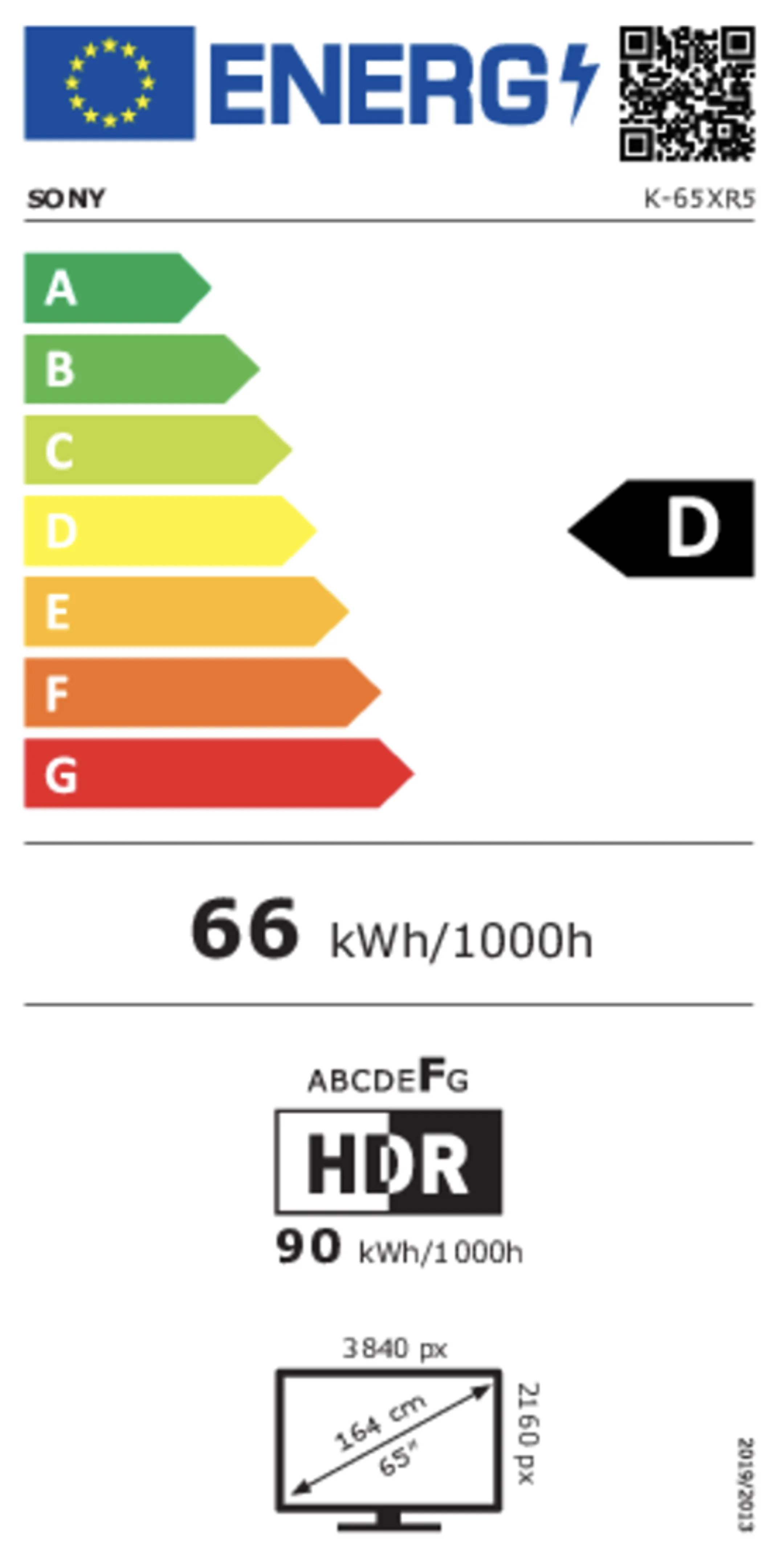 Sony Mini LED TV 4K BRAVIA 5 K65XR5 (2025) - 65 pouces image