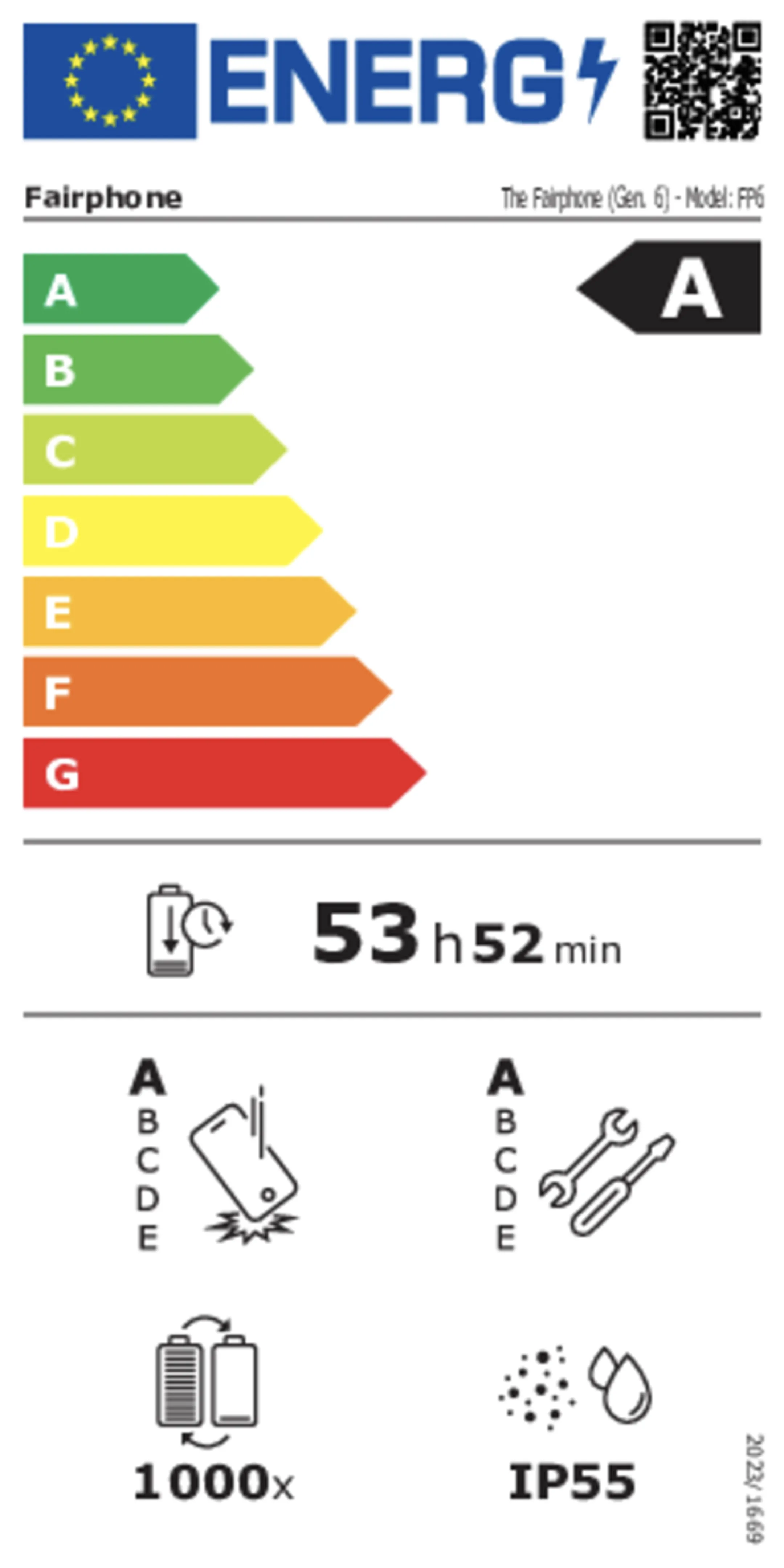 Fairphone Gen. 6 256 Go - Blanc image
