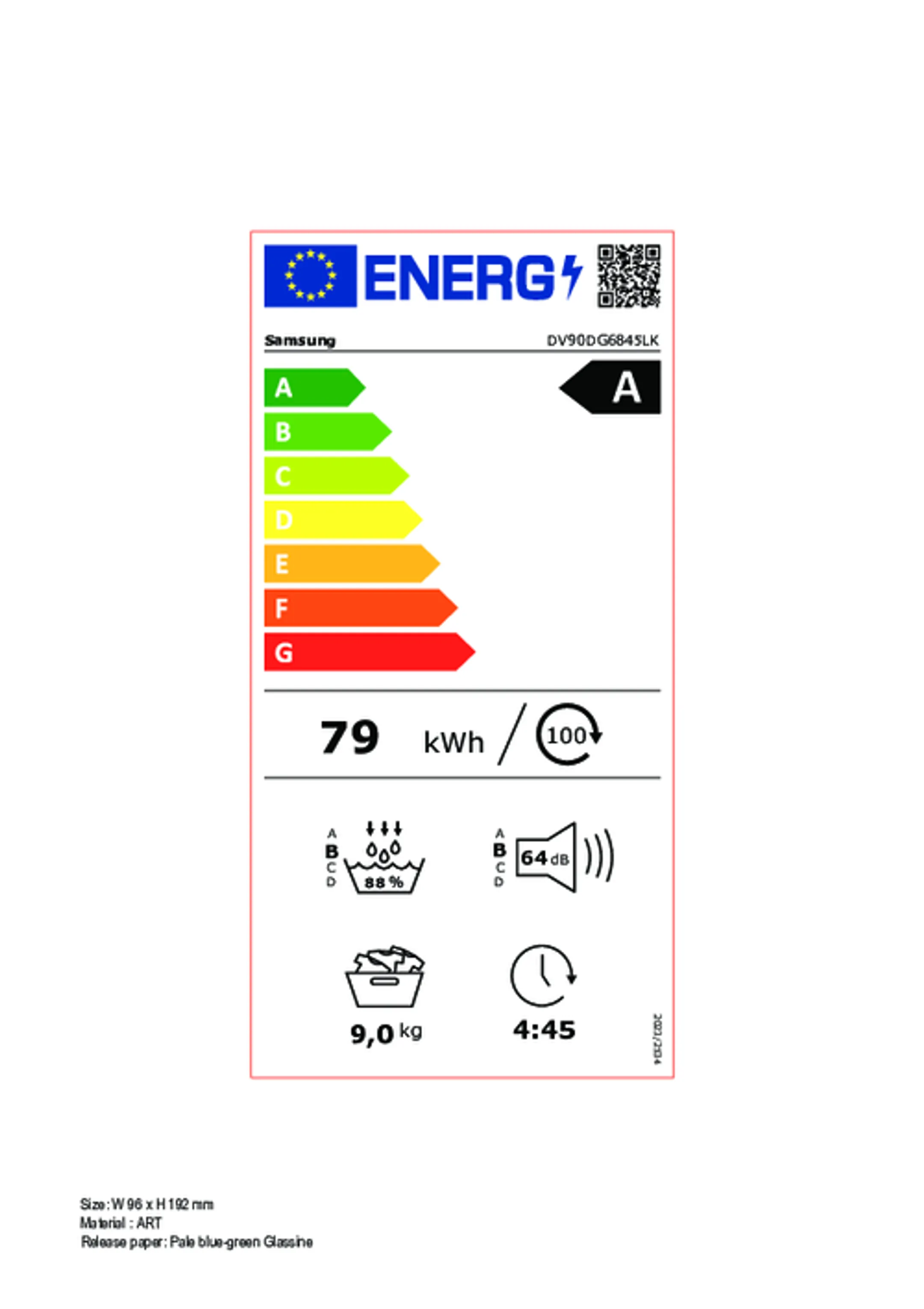 Samsung Droogkast DV90DG6845LKU3 AI Dry image