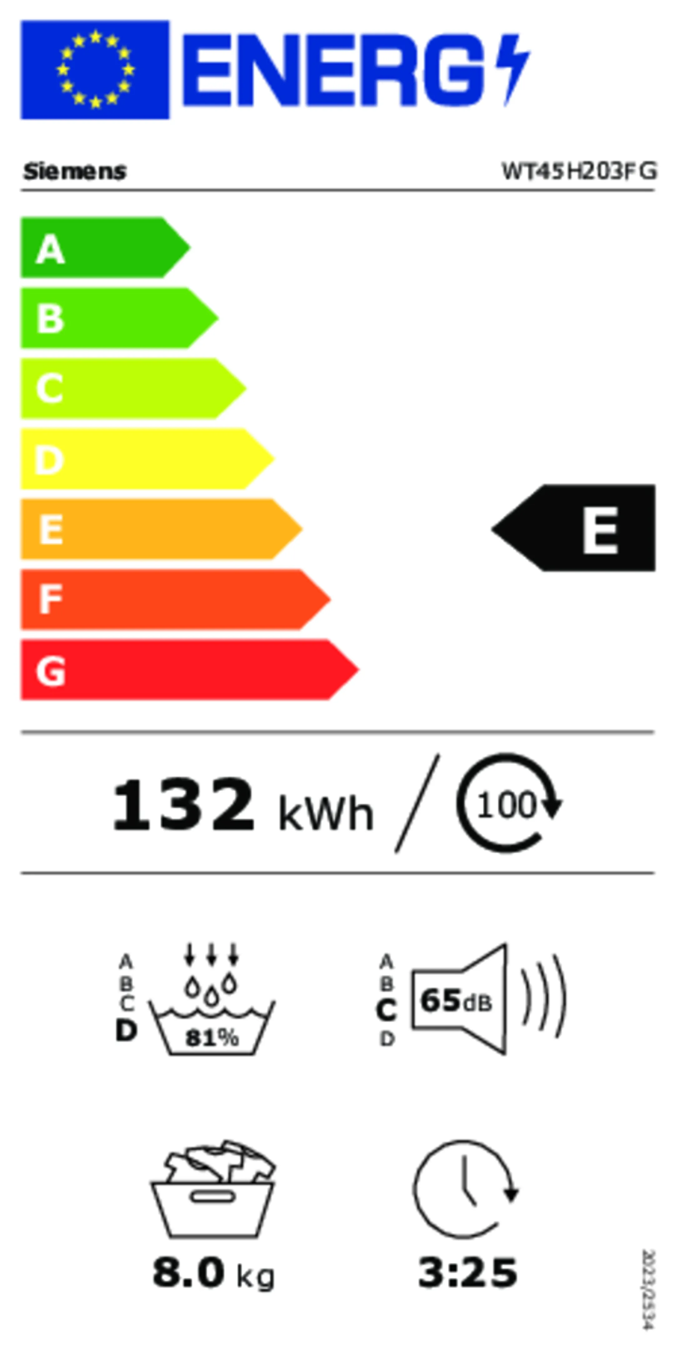 Siemens Sèche-linge WT45H203FG iQ300 autoDry 8 KG image