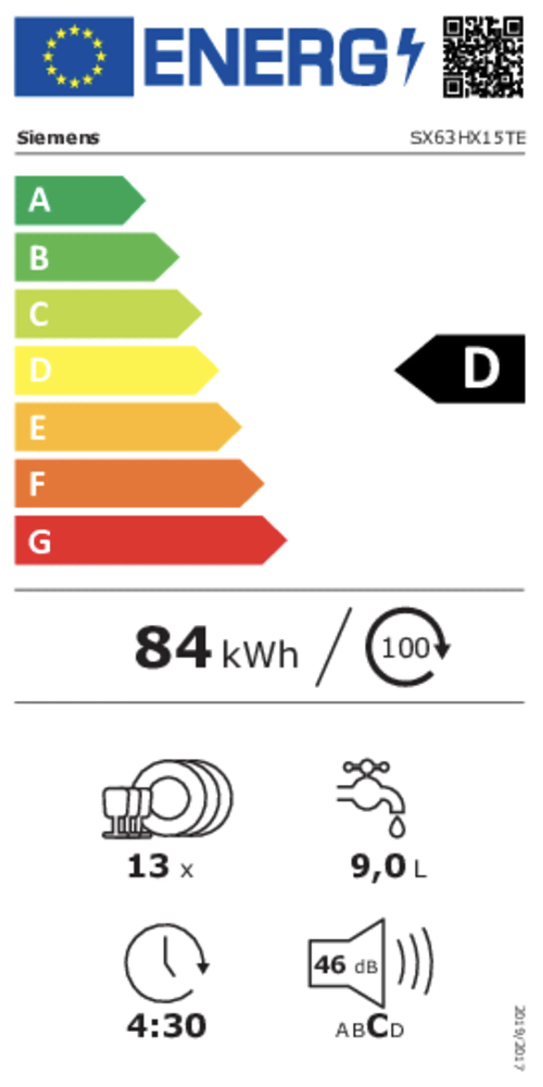 Siemens Lave-vaisselle encastrable SX63HX15TE image