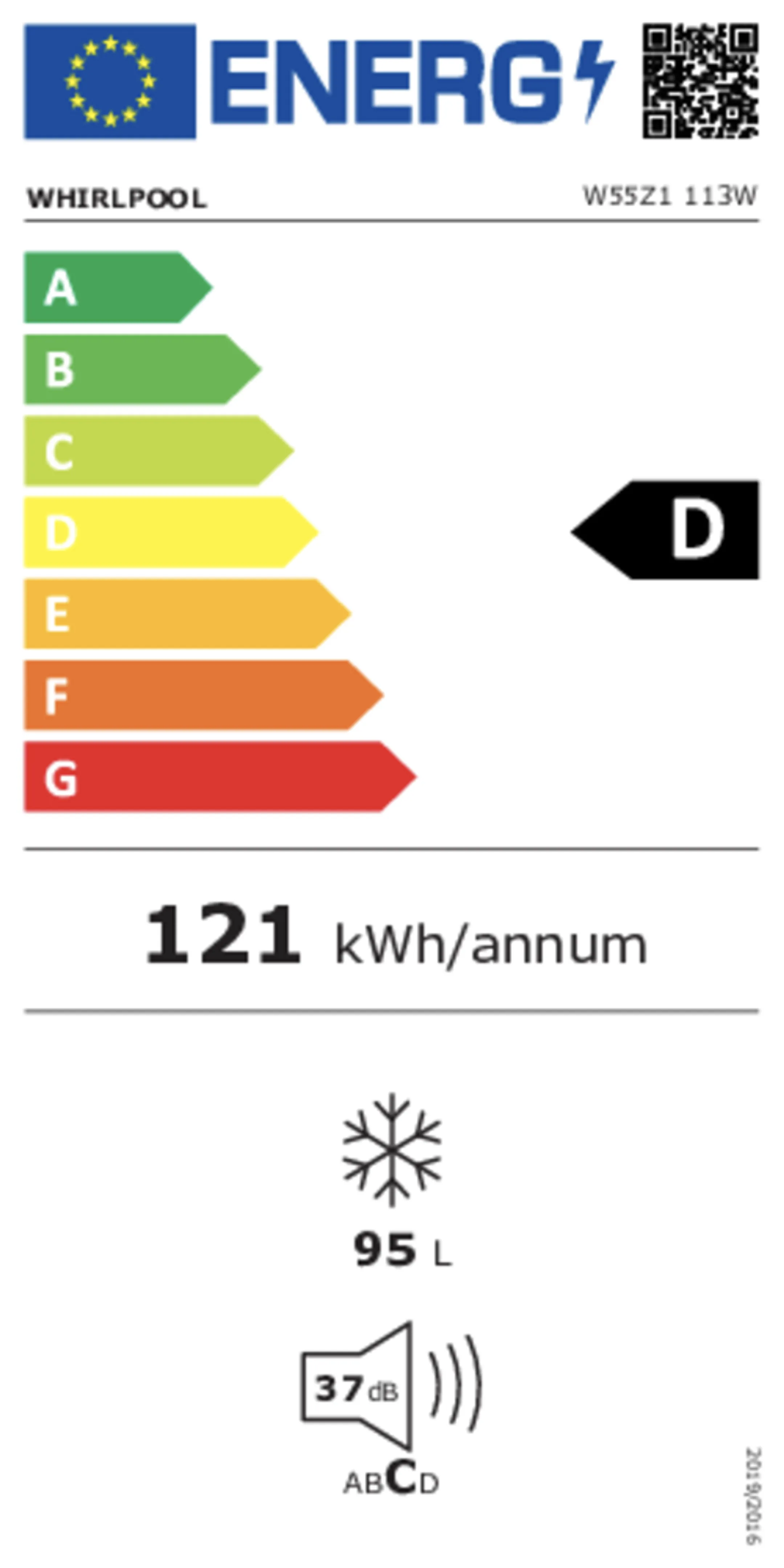 Whirlpool Congélateur W55Z1 113W image