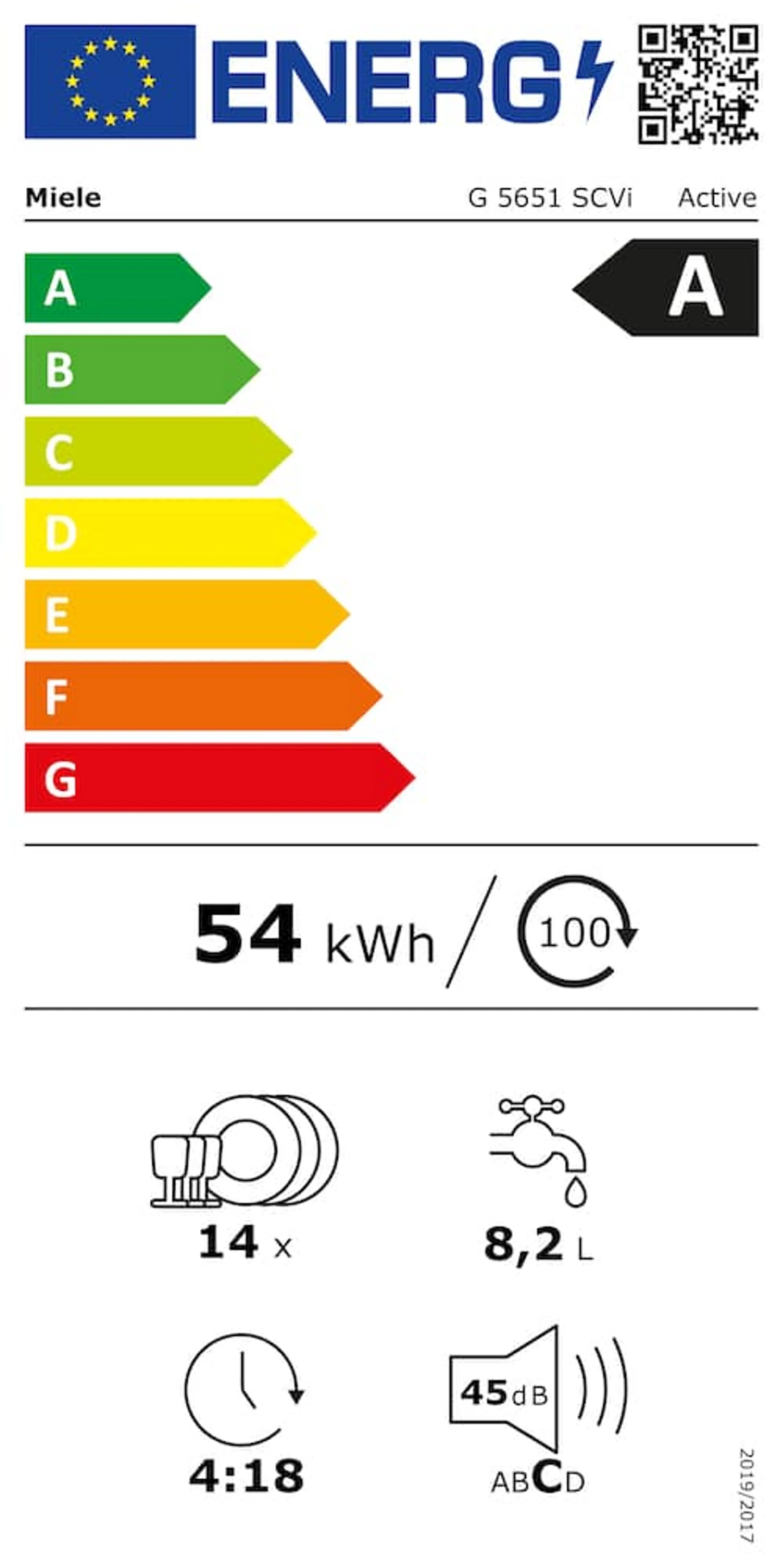 Miele Inbouw vaatwasser G 5651 SCVi Active image