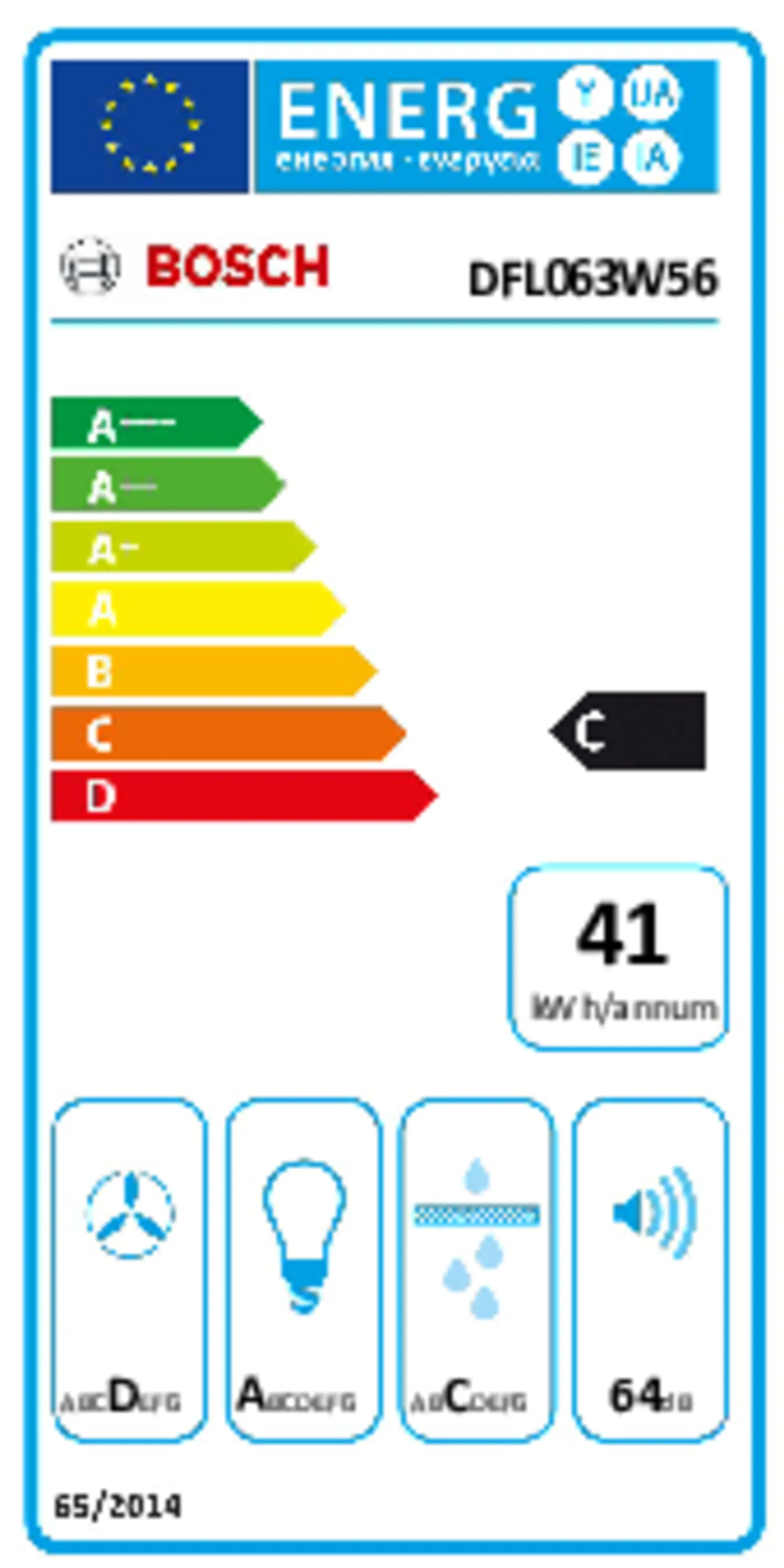 Bosch Telescopische dampkap DFL063W56 image