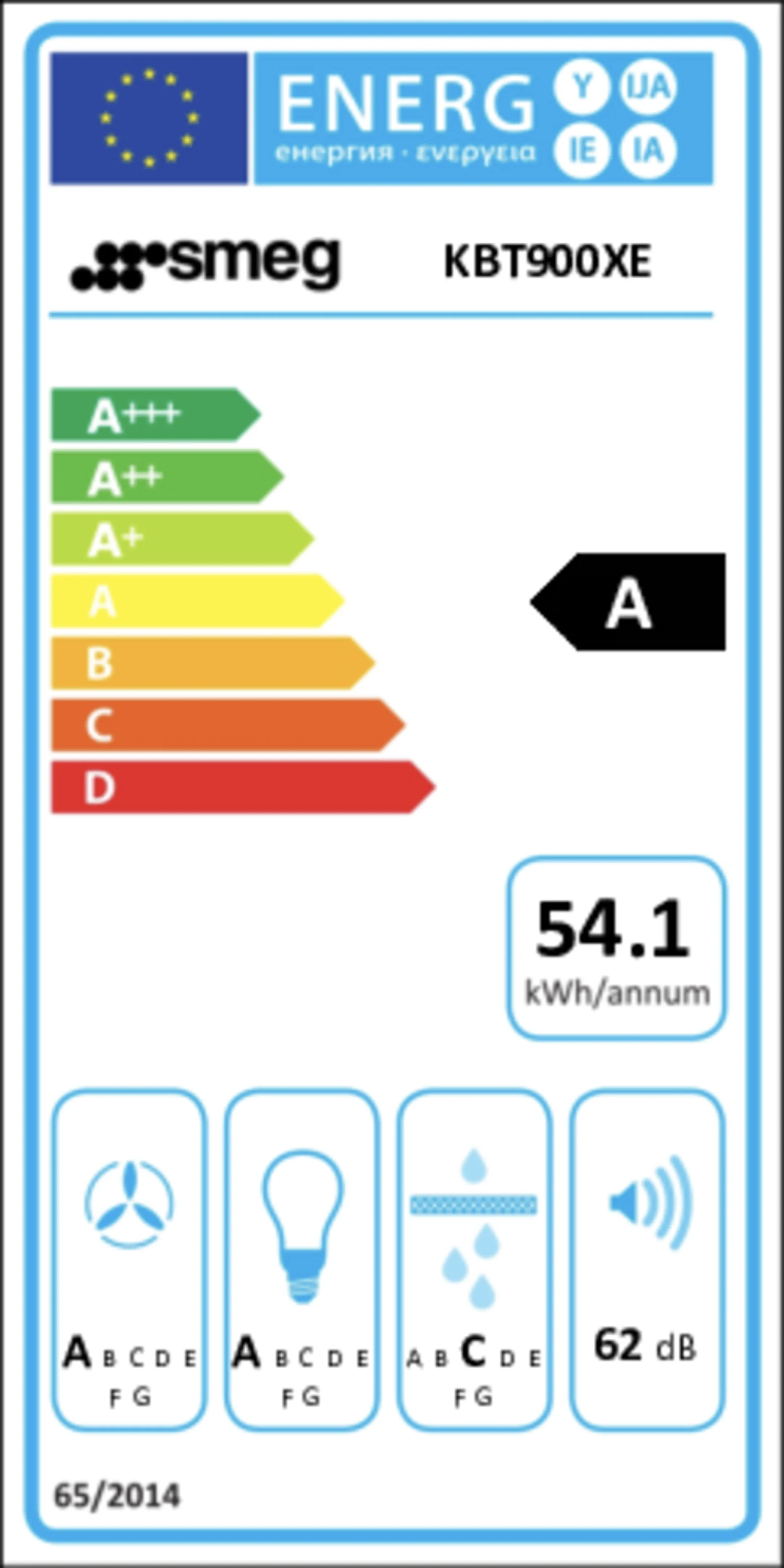 Smeg Hotte décorative KBT900XE image