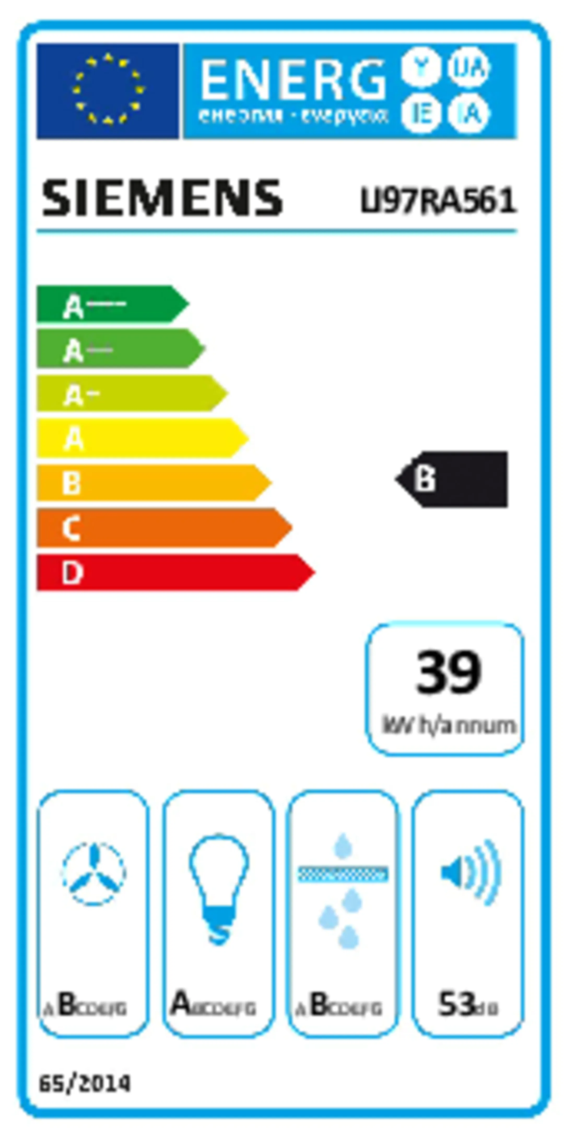 Siemens Telescopische dampkap LI97RA561 image