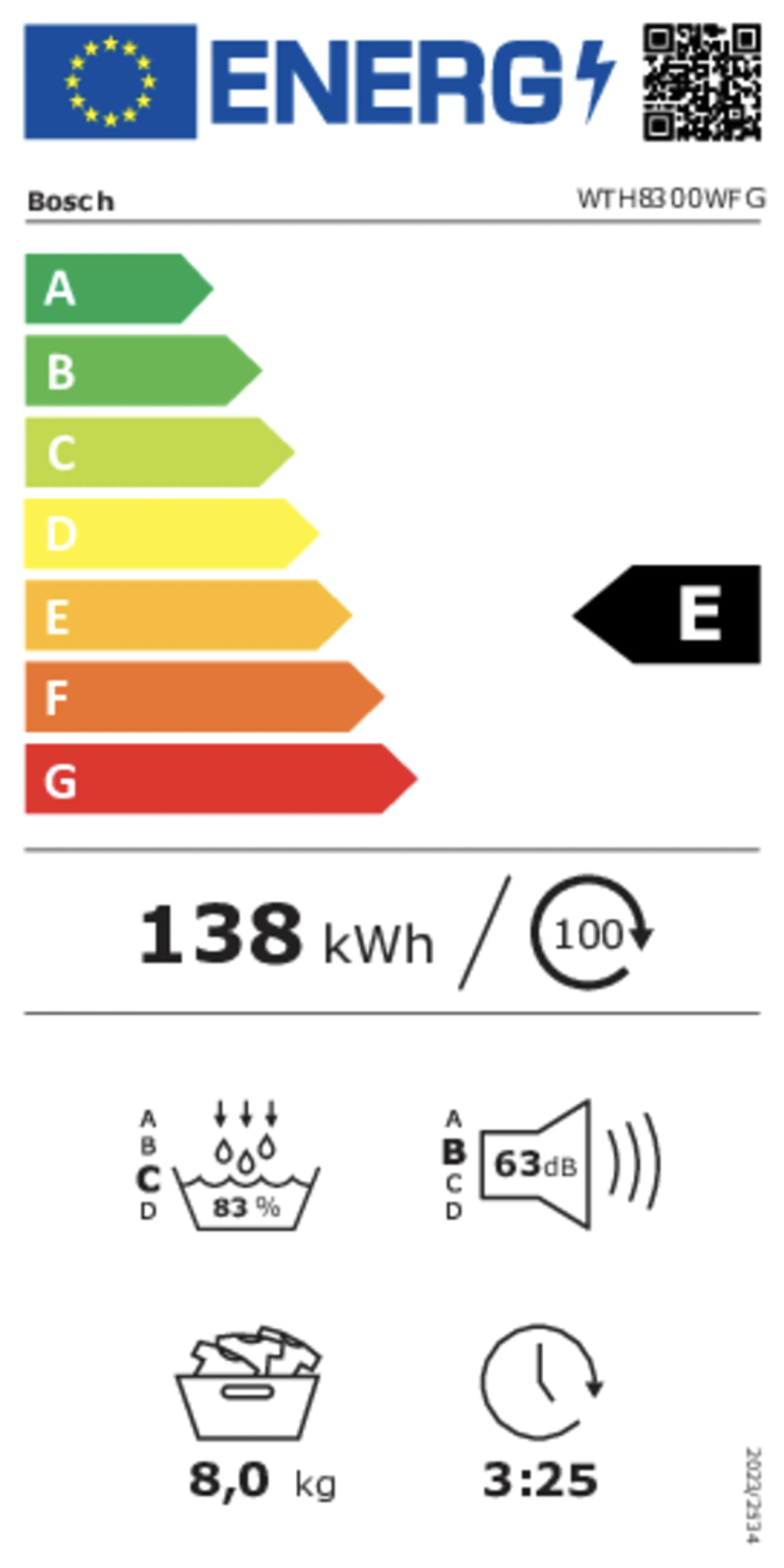 Bosch Sèche-linge WTH8300WFG Serie 4 Easy Clean 9 kg image