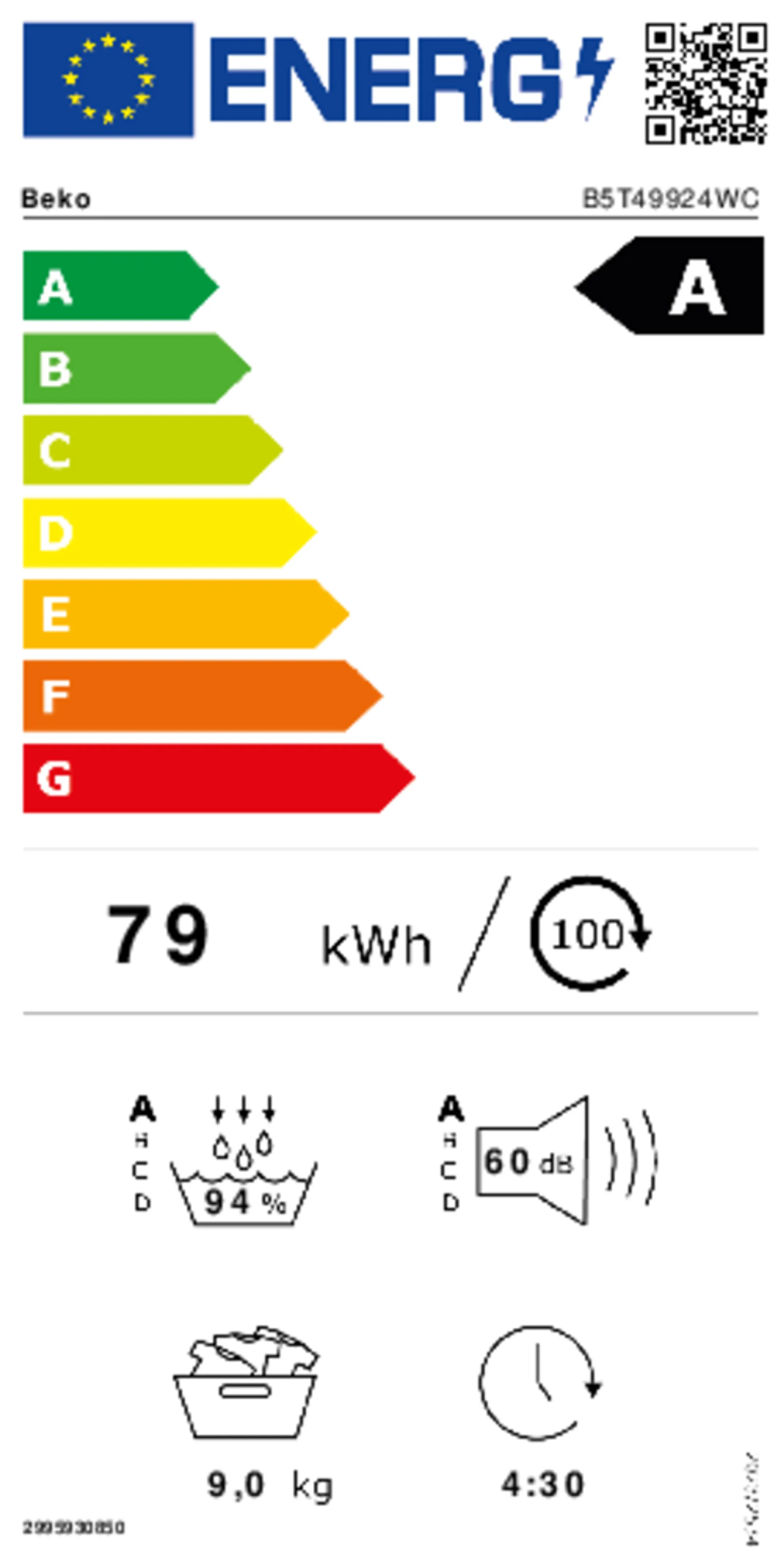 Beko Droogkast B5T49924WC image