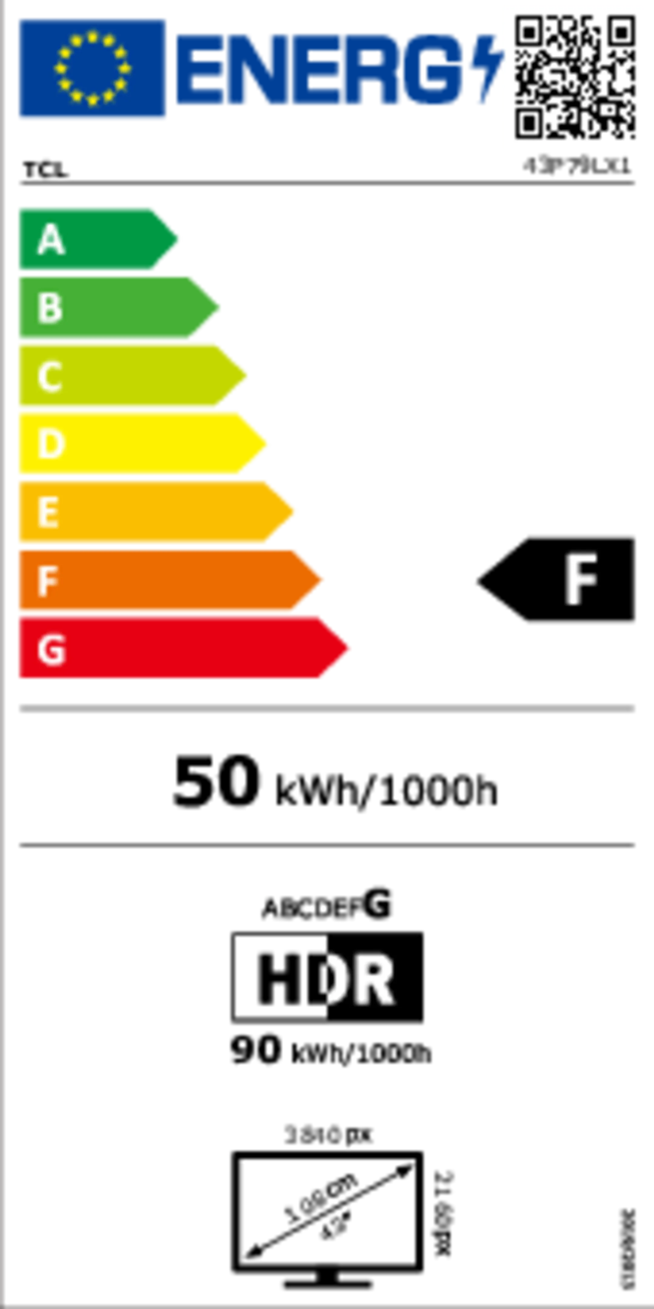 QLED 43P79L 4K TV (2026) - 43 inch